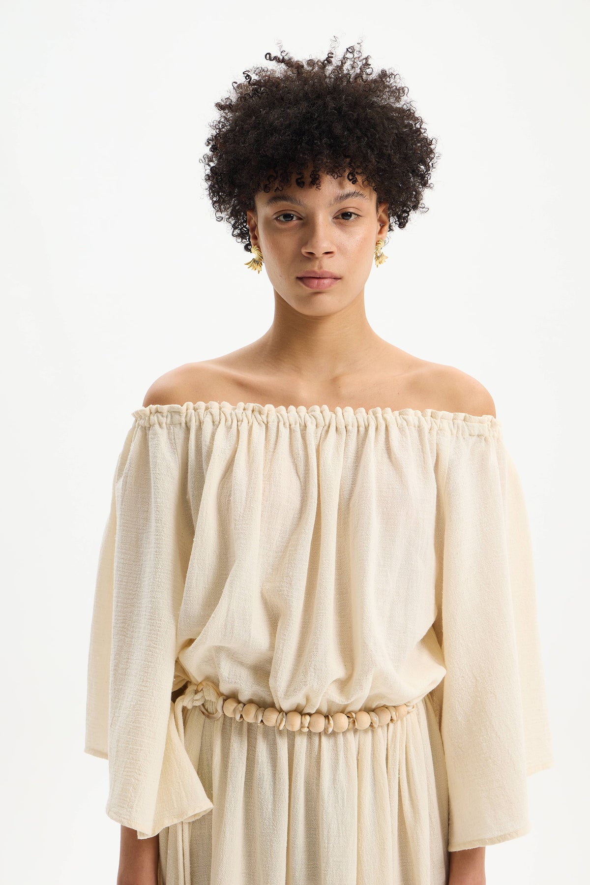 Tide Sea Dress in flowing Şile Cloth, a natural alternative to linen
