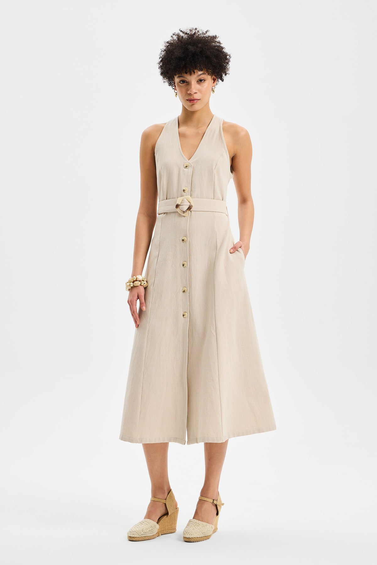 Linea Shirt Dress in structured TOK-weight Şile Cloth