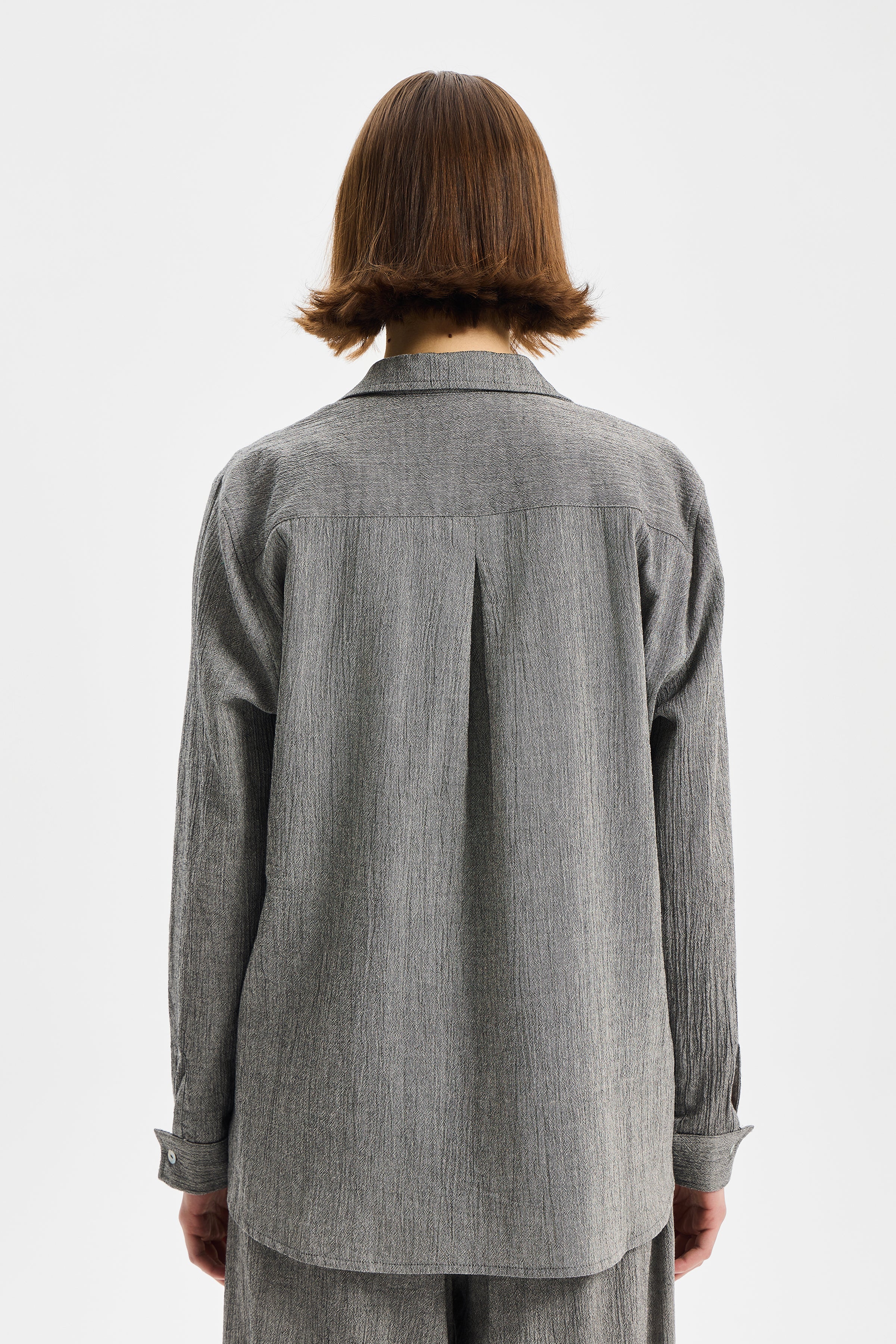 Amplia  Oversize Women’s Shirt Anthracite Black