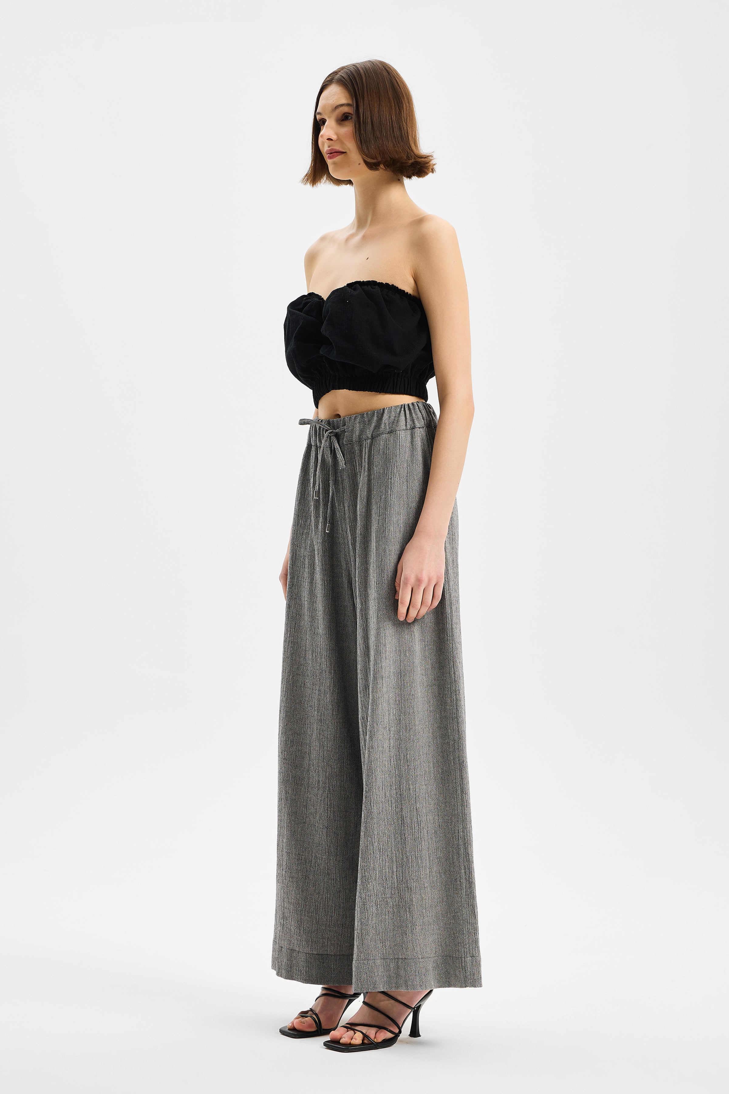 Vasta Oversize Women’s Trousers Anthracite Black