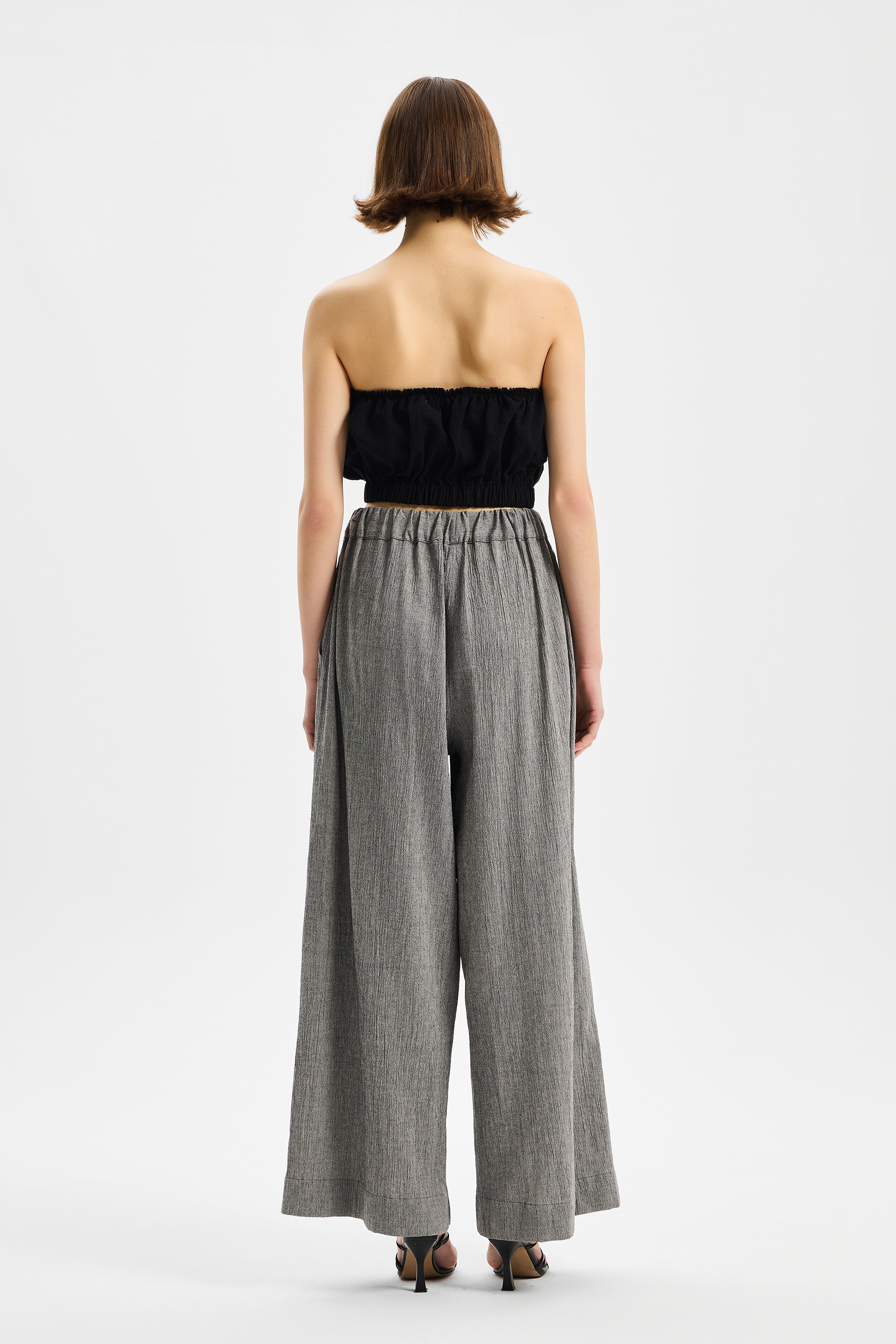 Vasta Oversize Women’s Trousers Anthracite Black