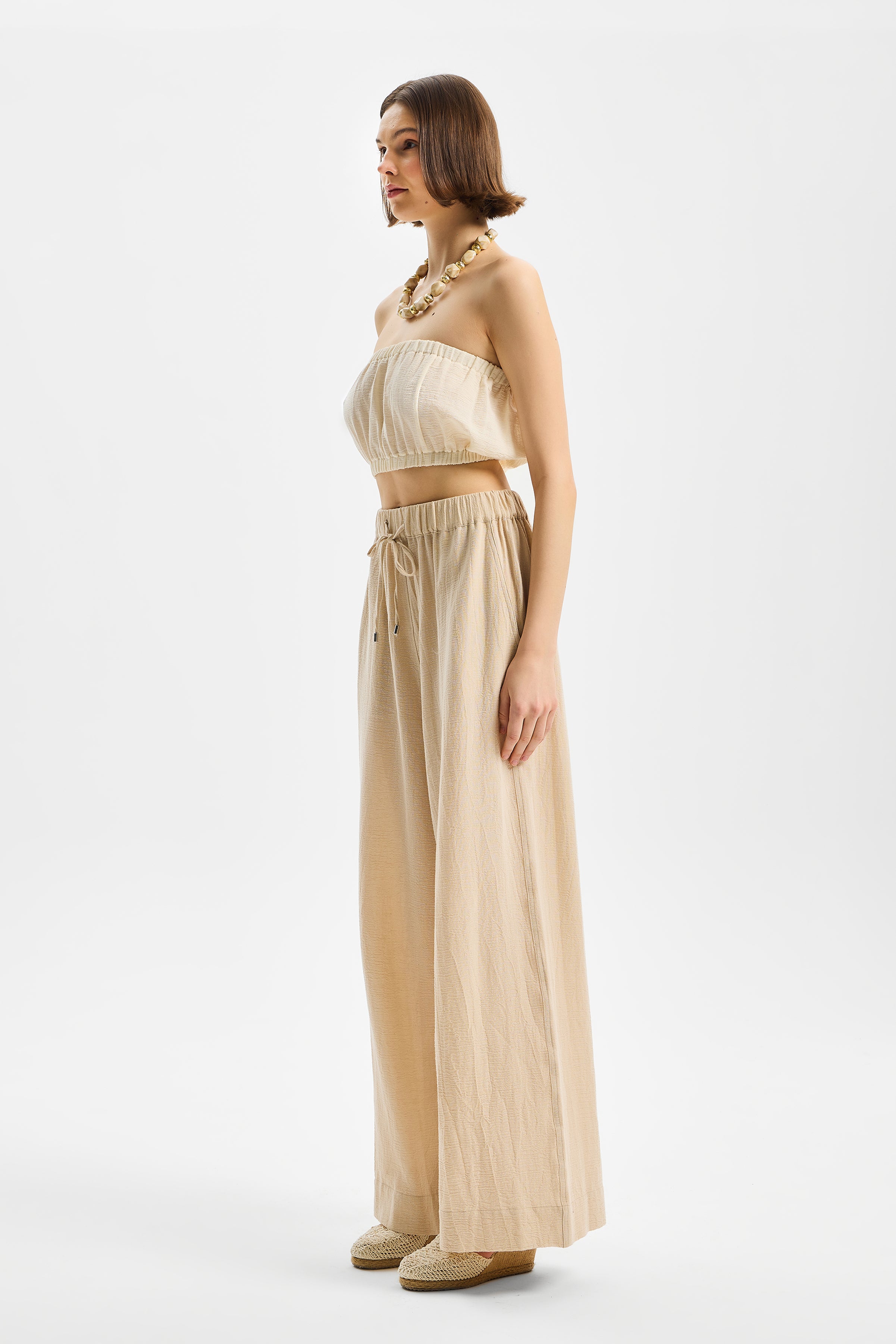 Vasta Oversize Women’s Trousers Stone