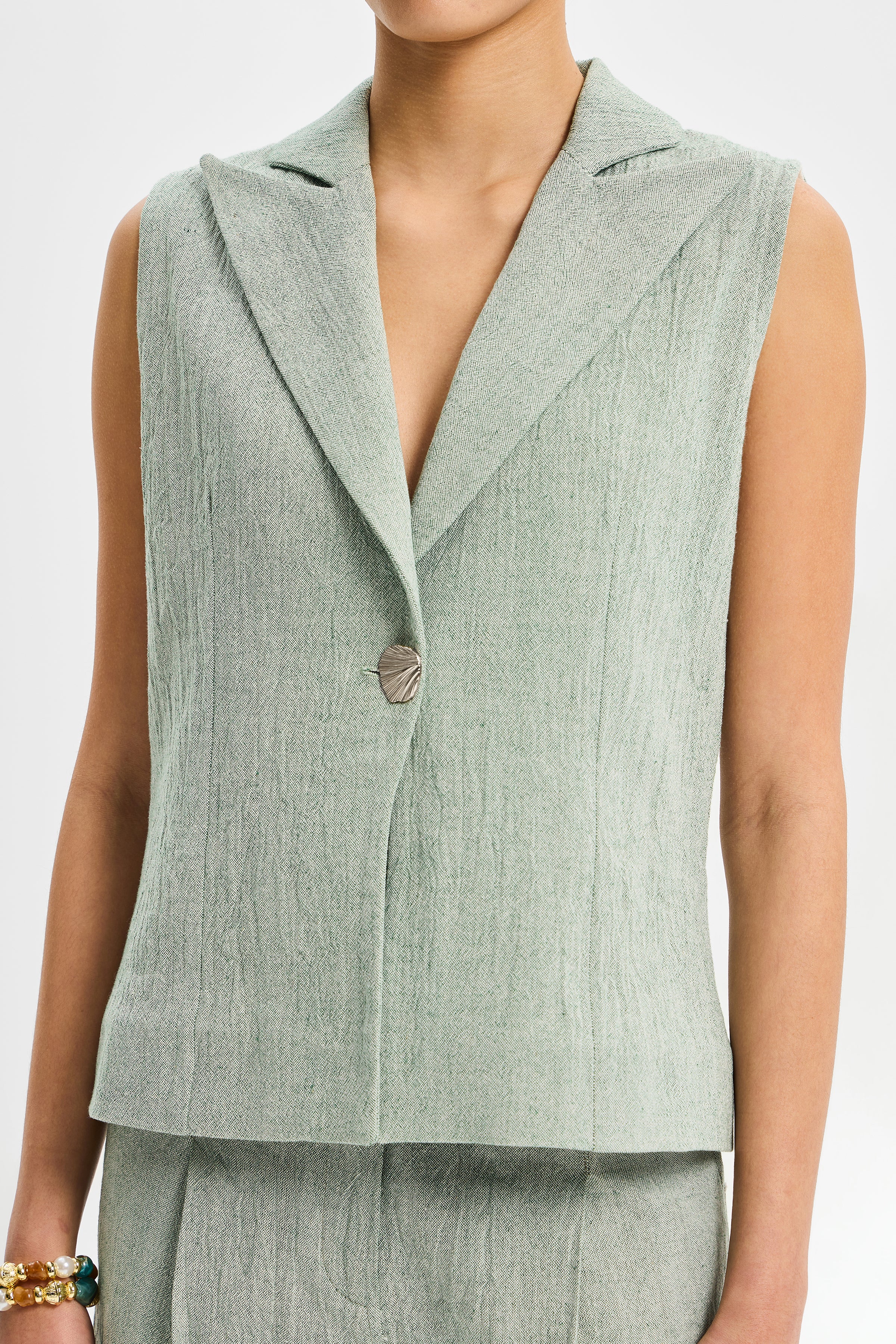 Vera Women’s Vest Mint Green