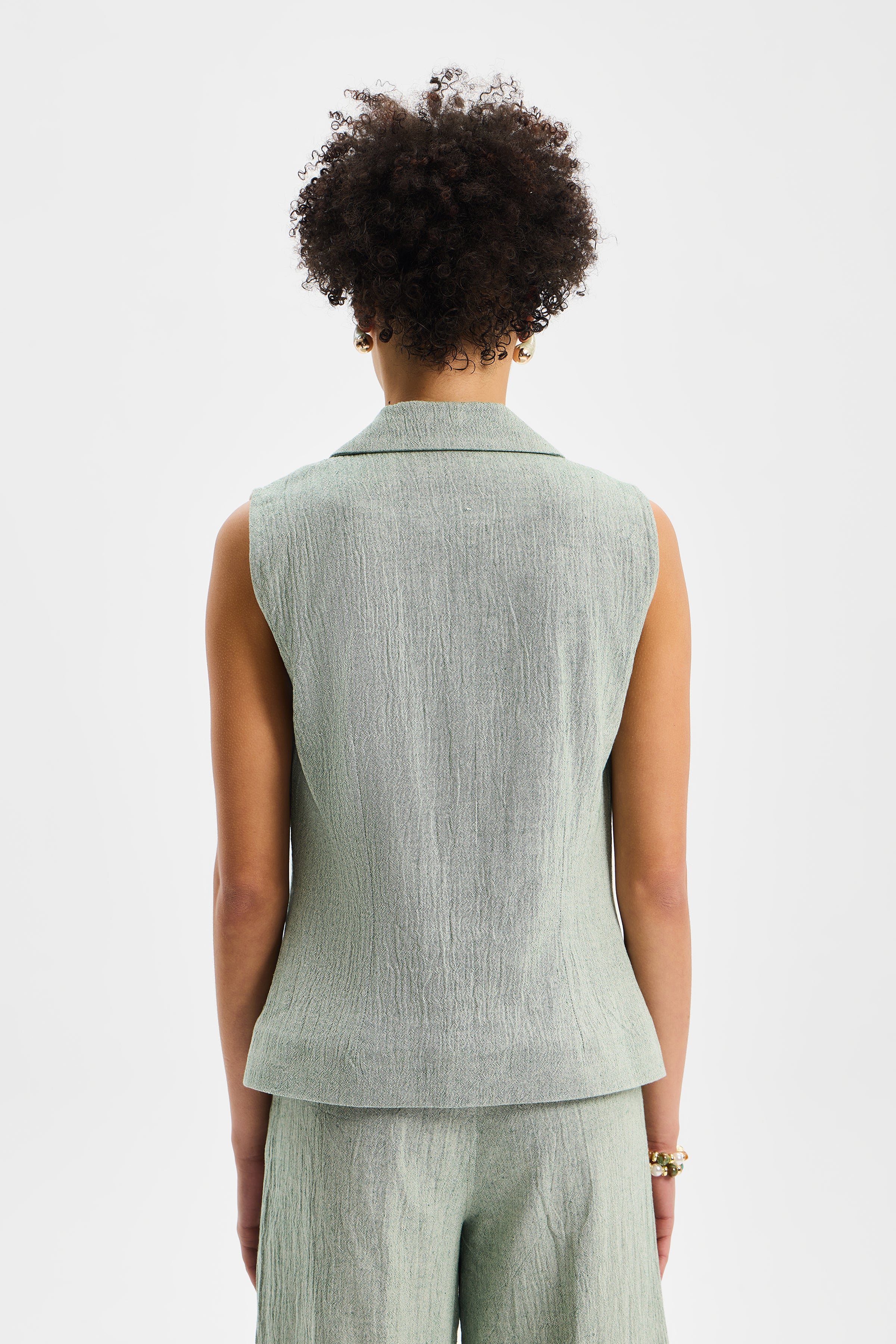 Vera Women’s Vest Mint Green