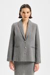 Nexa Women’s Jacket Anthracite Black (Back Vent Detail)