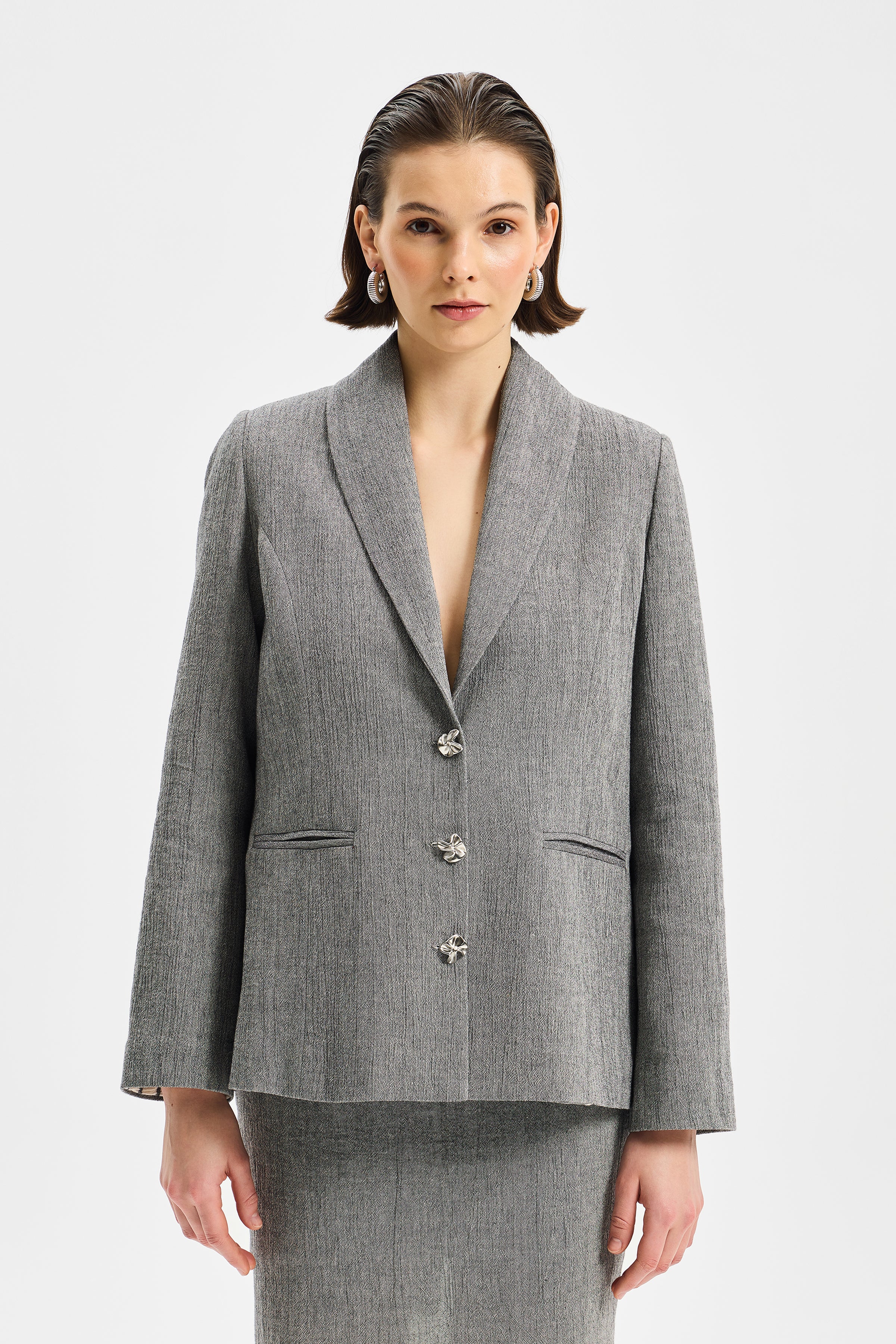 Nexa Women’s Jacket Anthracite Black (Back Vent Detail)