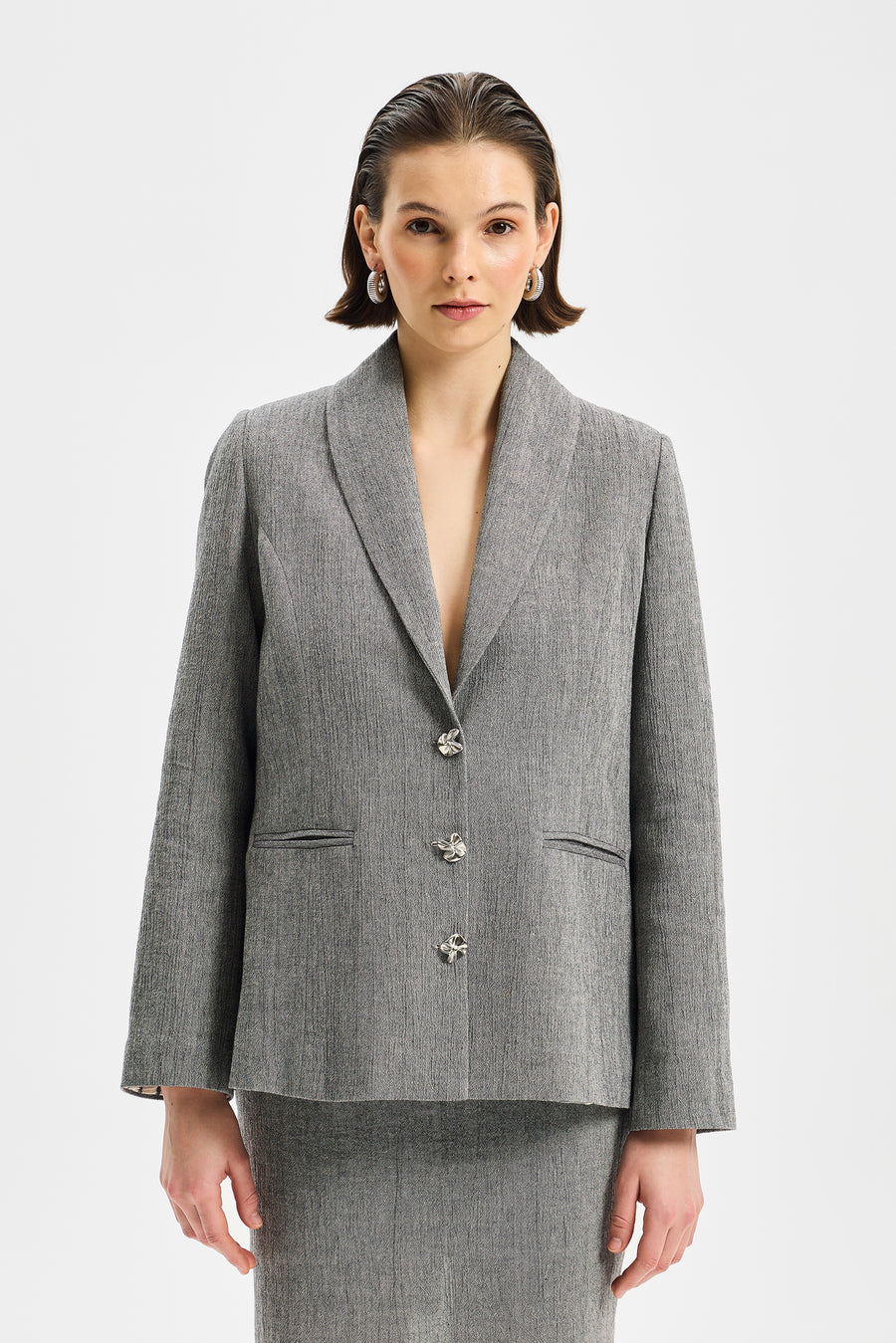 Nexa Women’s Jacket Anthracite Black (Back Vent Detail)