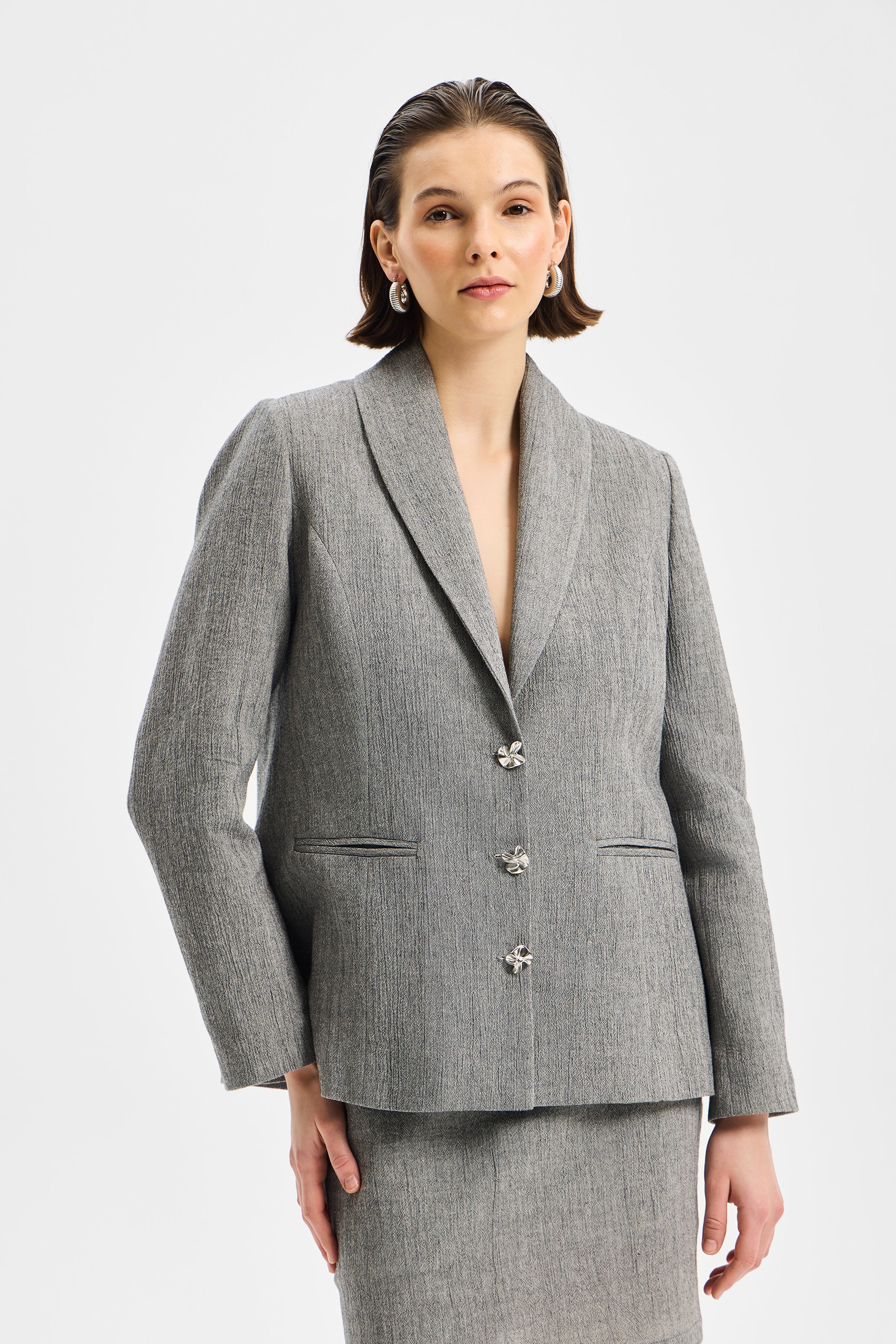 Nexa Women’s Jacket Anthracite Black (Back Vent Detail)