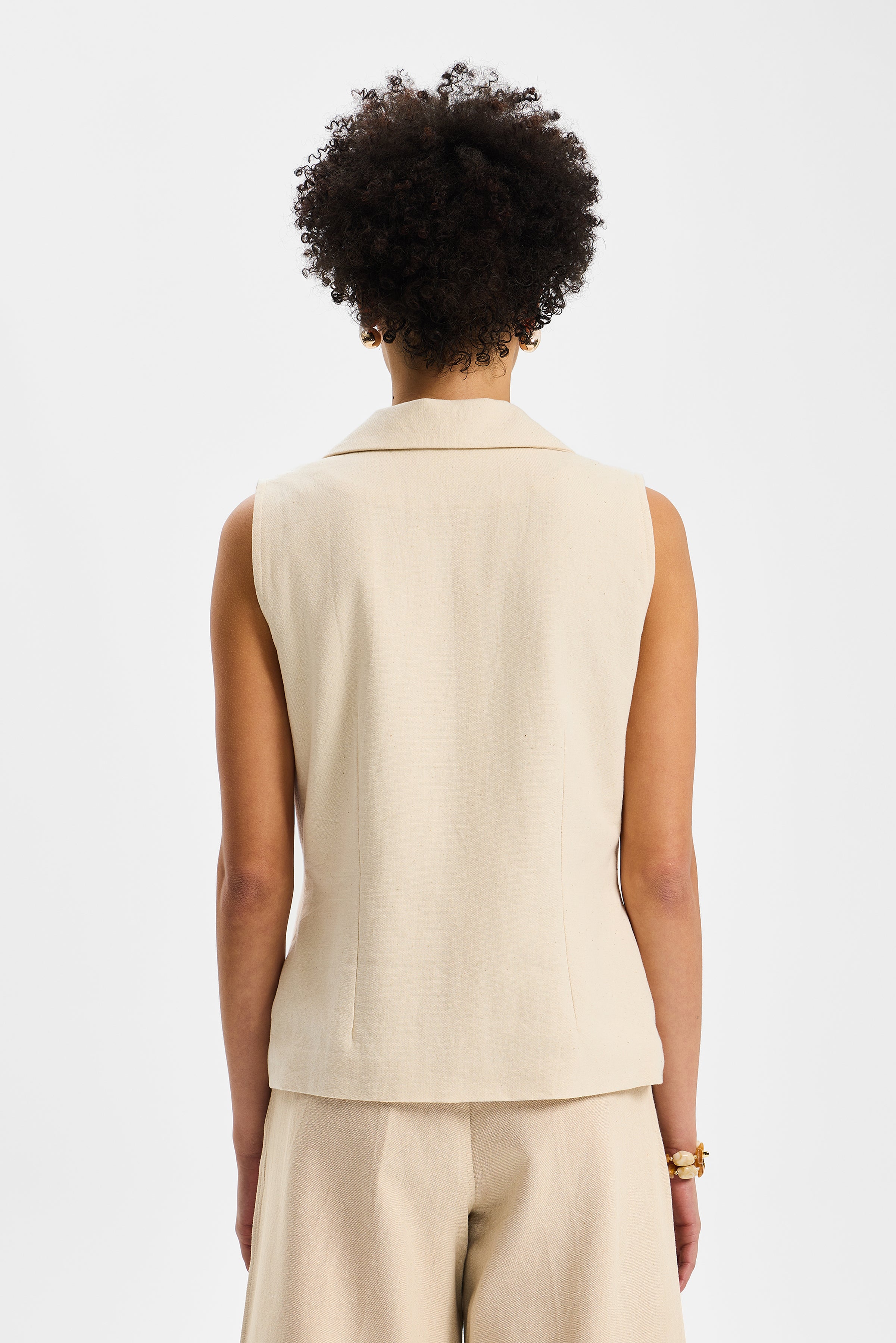 Vera Women’s Vest Ecru