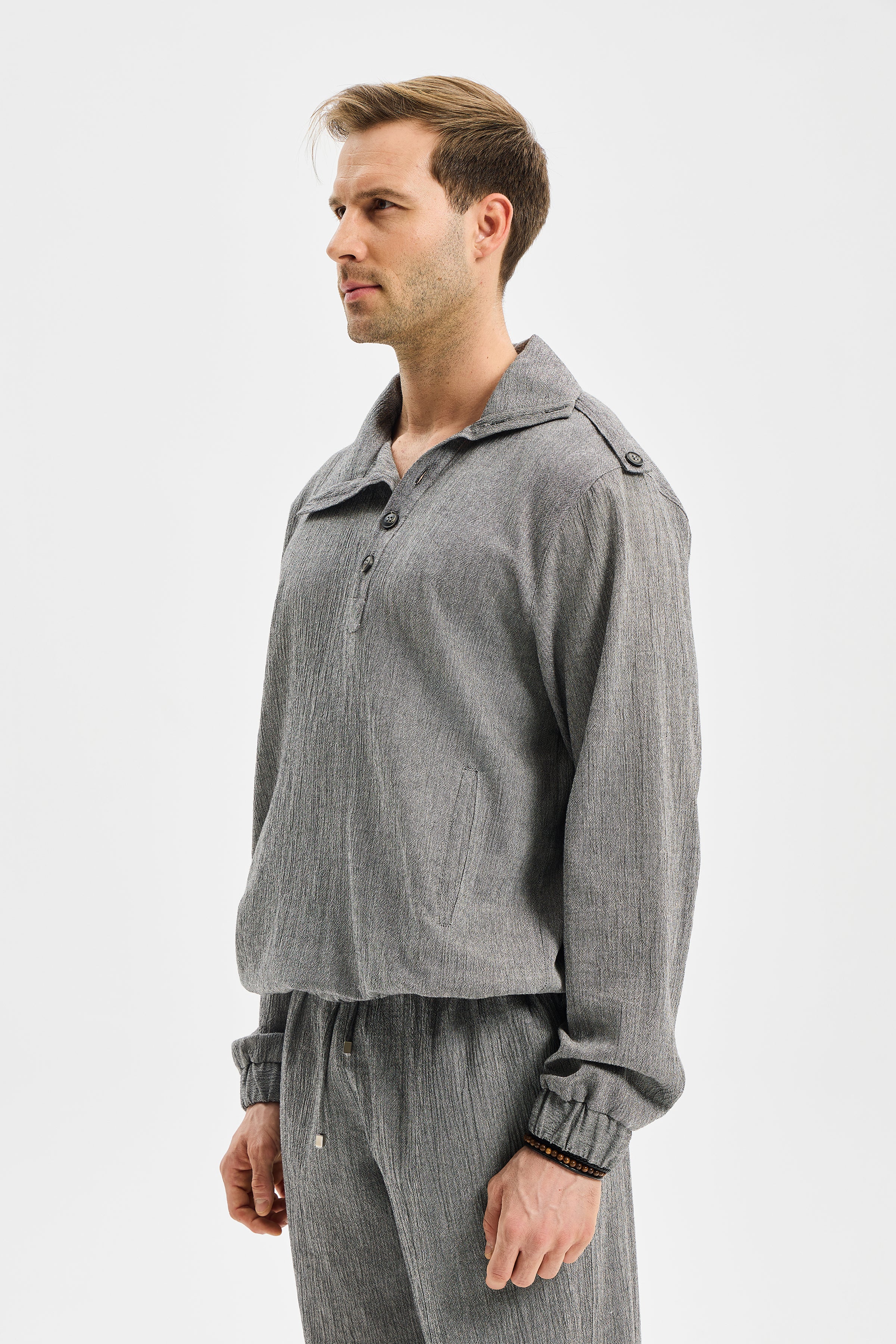 Harbor Erkek Sweatshirt Antrasit Siyah