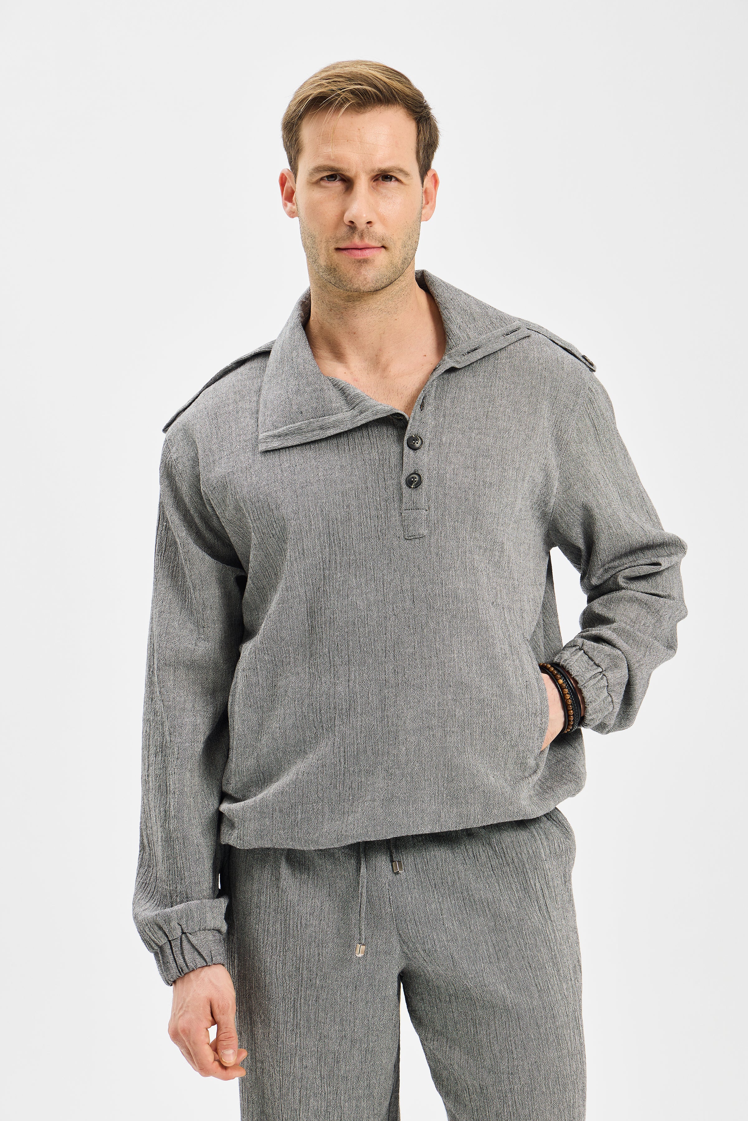 Harbor Erkek Sweatshirt Antrasit Siyah