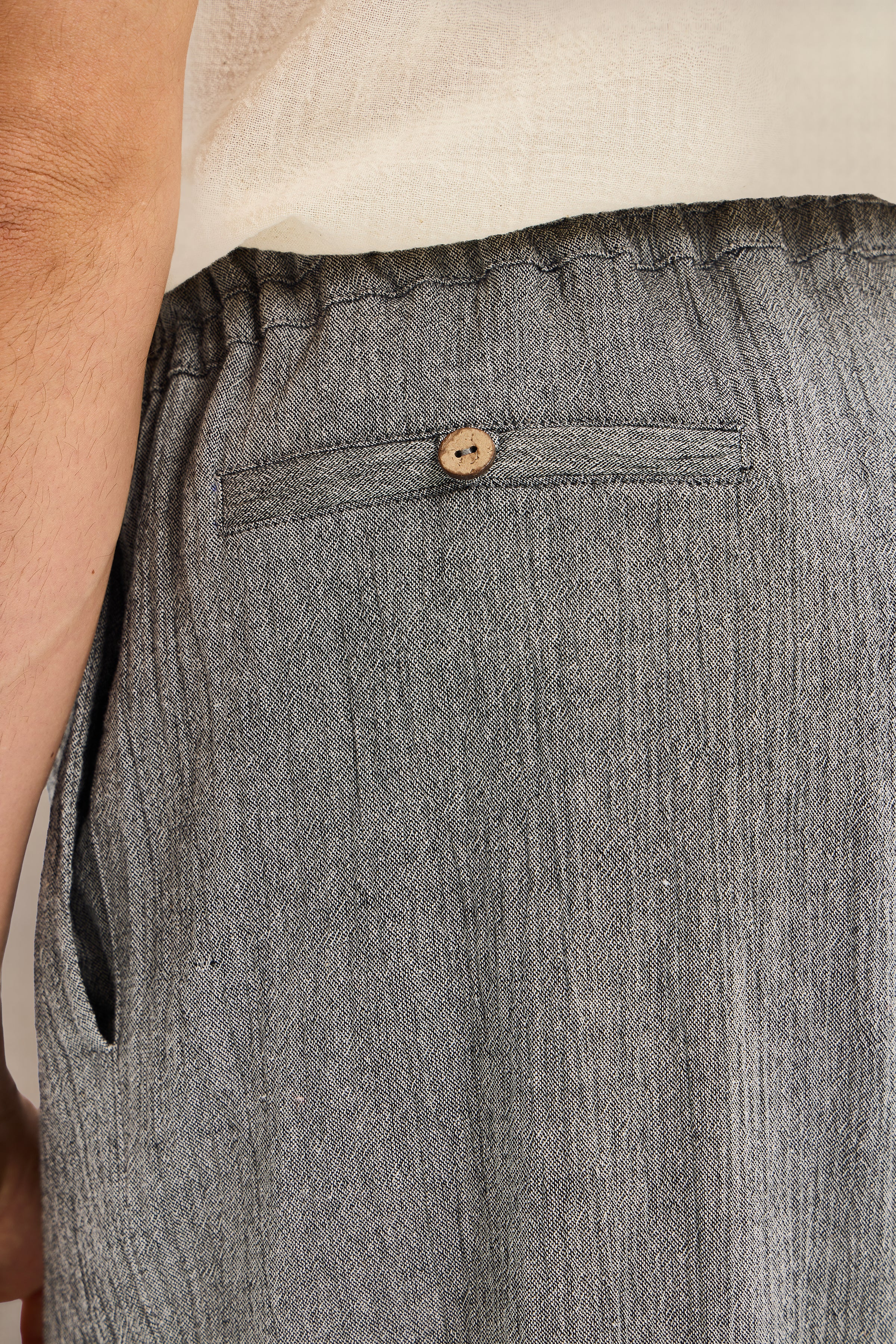 Current Erkek Bol Paça Pantolon Antrasit Siyah