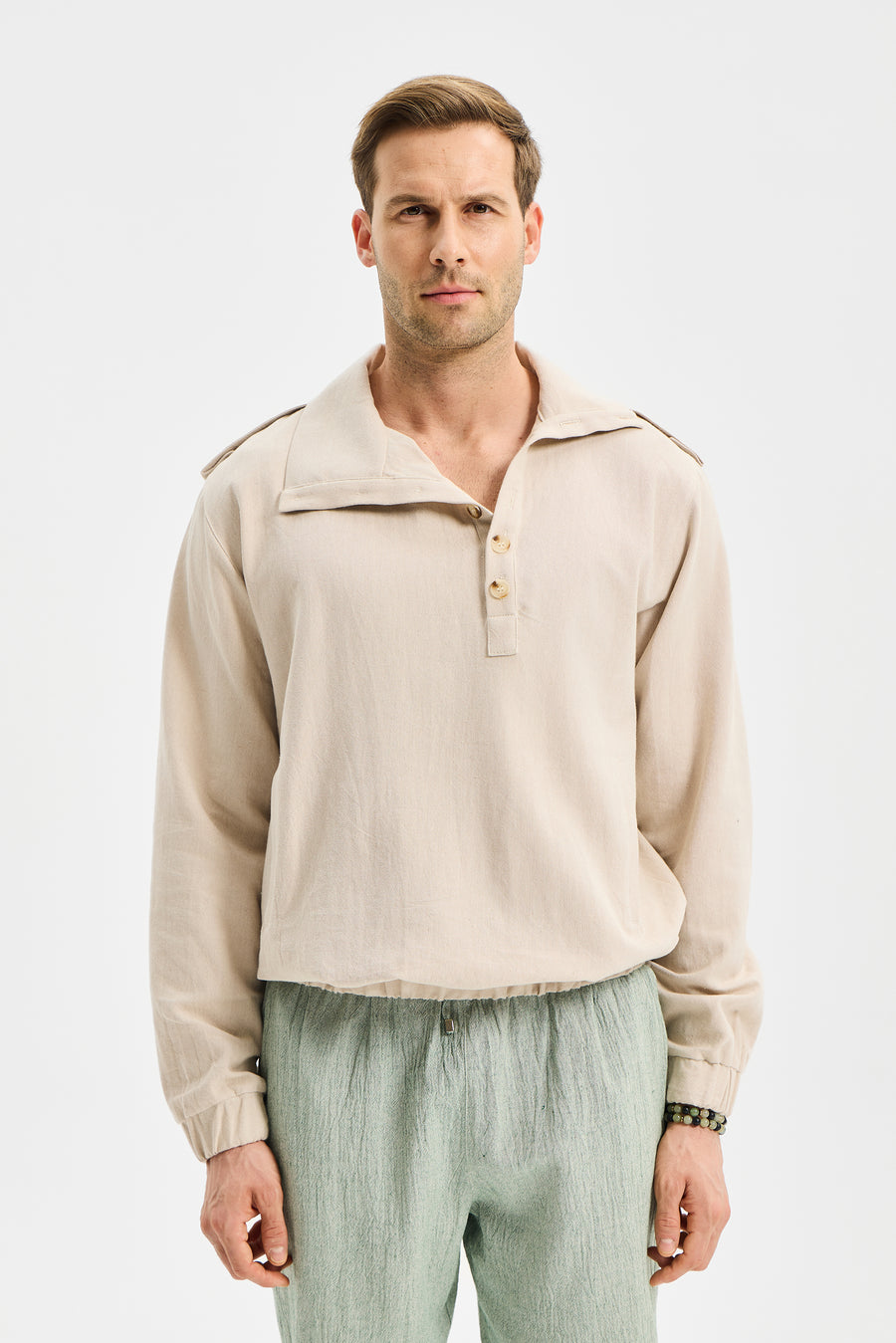 Harbor Erkek Sweatshirt Taş Rengi