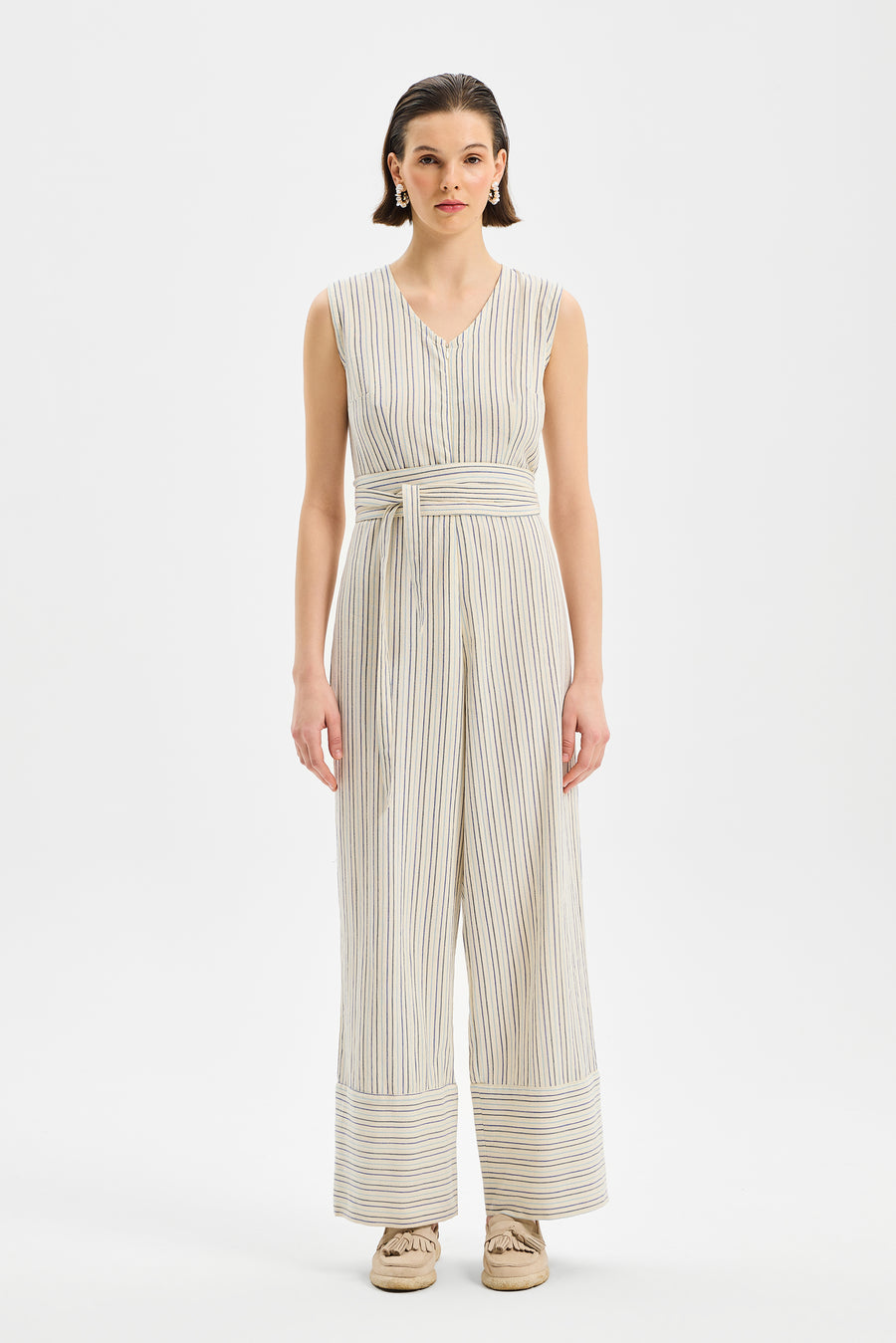 Avena Women’s Jumpsuit Colorful Striped