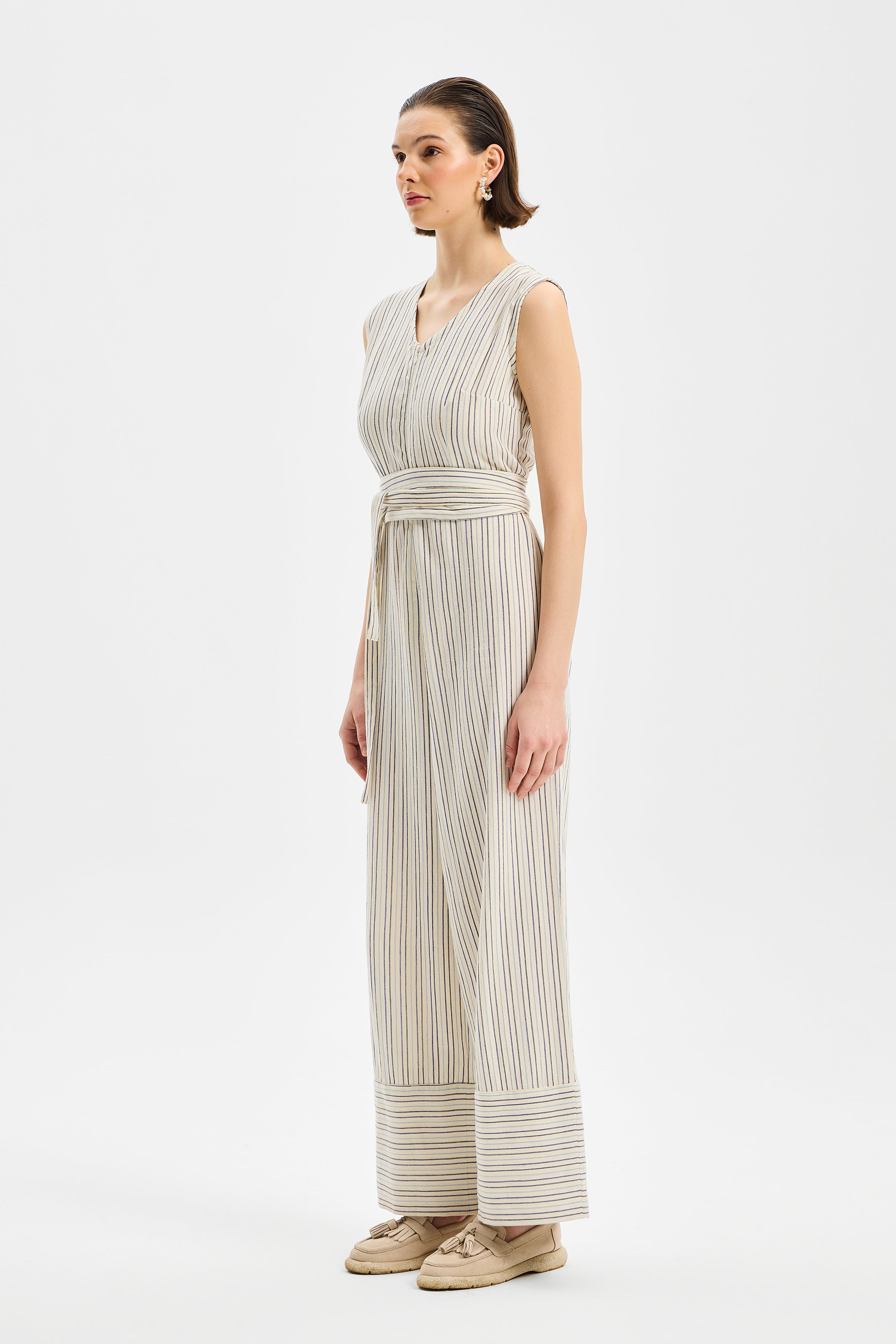 Avena Women’s Jumpsuit Colorful Striped