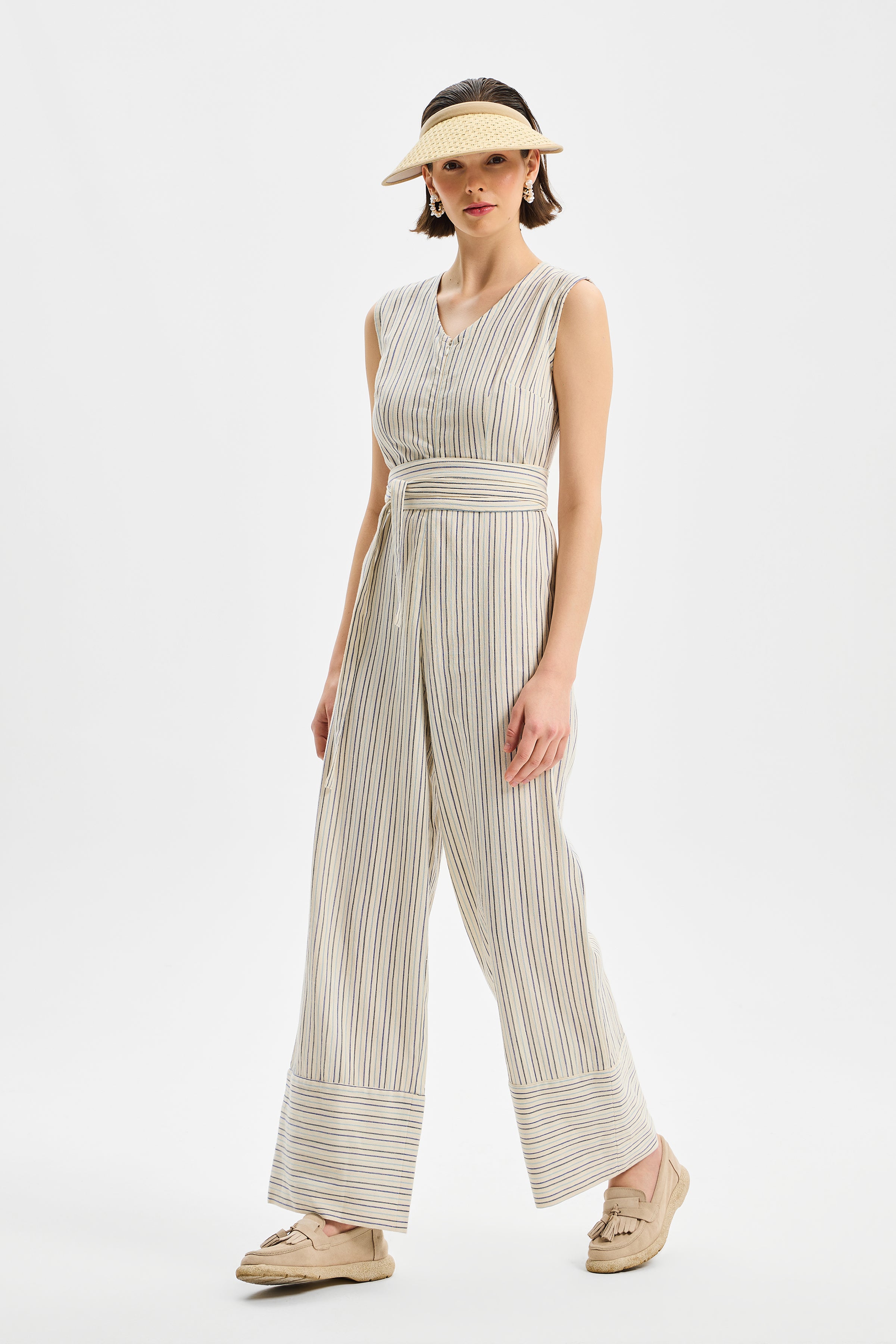Avena Women’s Jumpsuit Colorful Striped