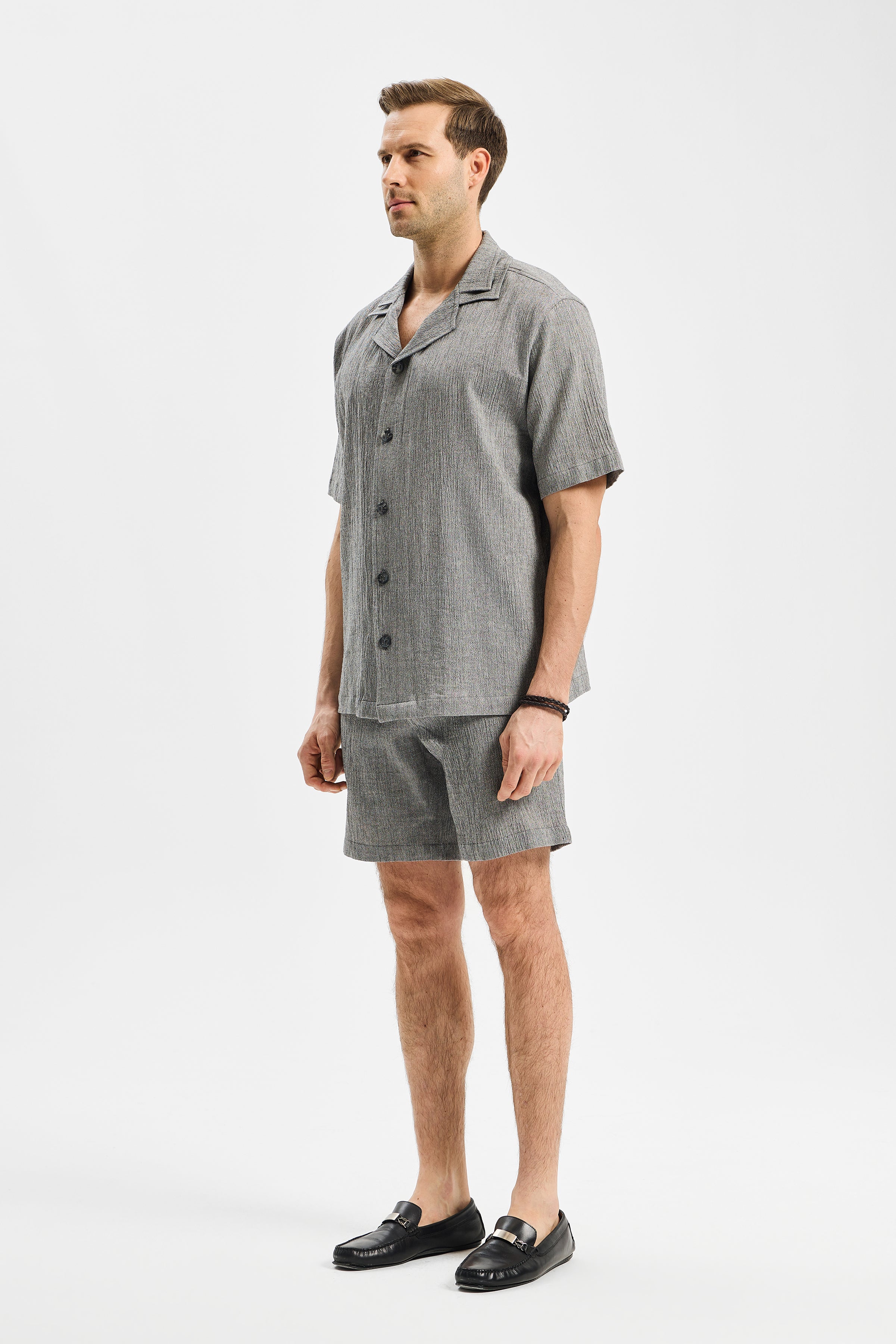 Layer Erkek Çift Kat Apaj Yaka Gömlek