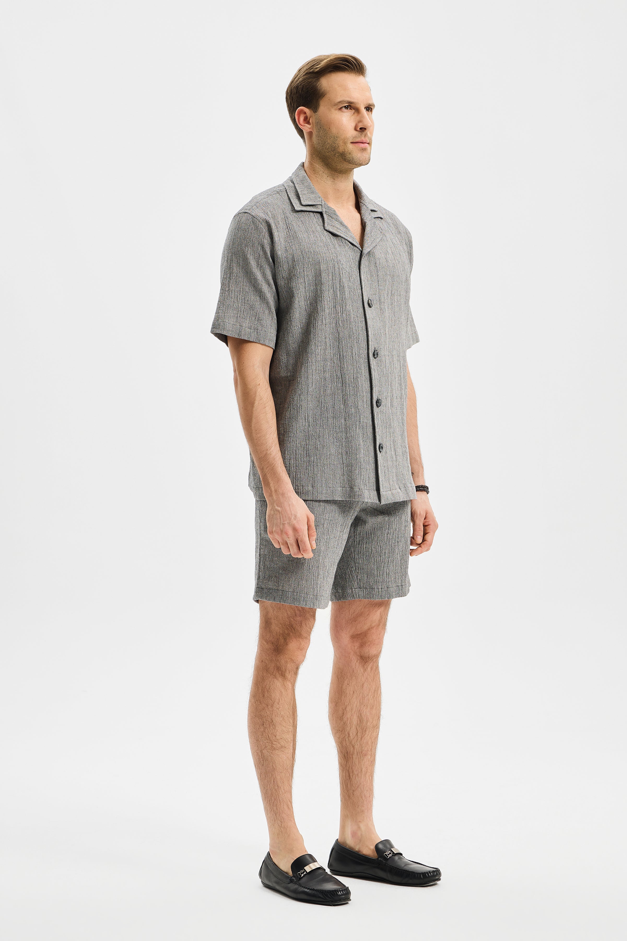 Layer Erkek Çift Kat Apaj Yaka Gömlek