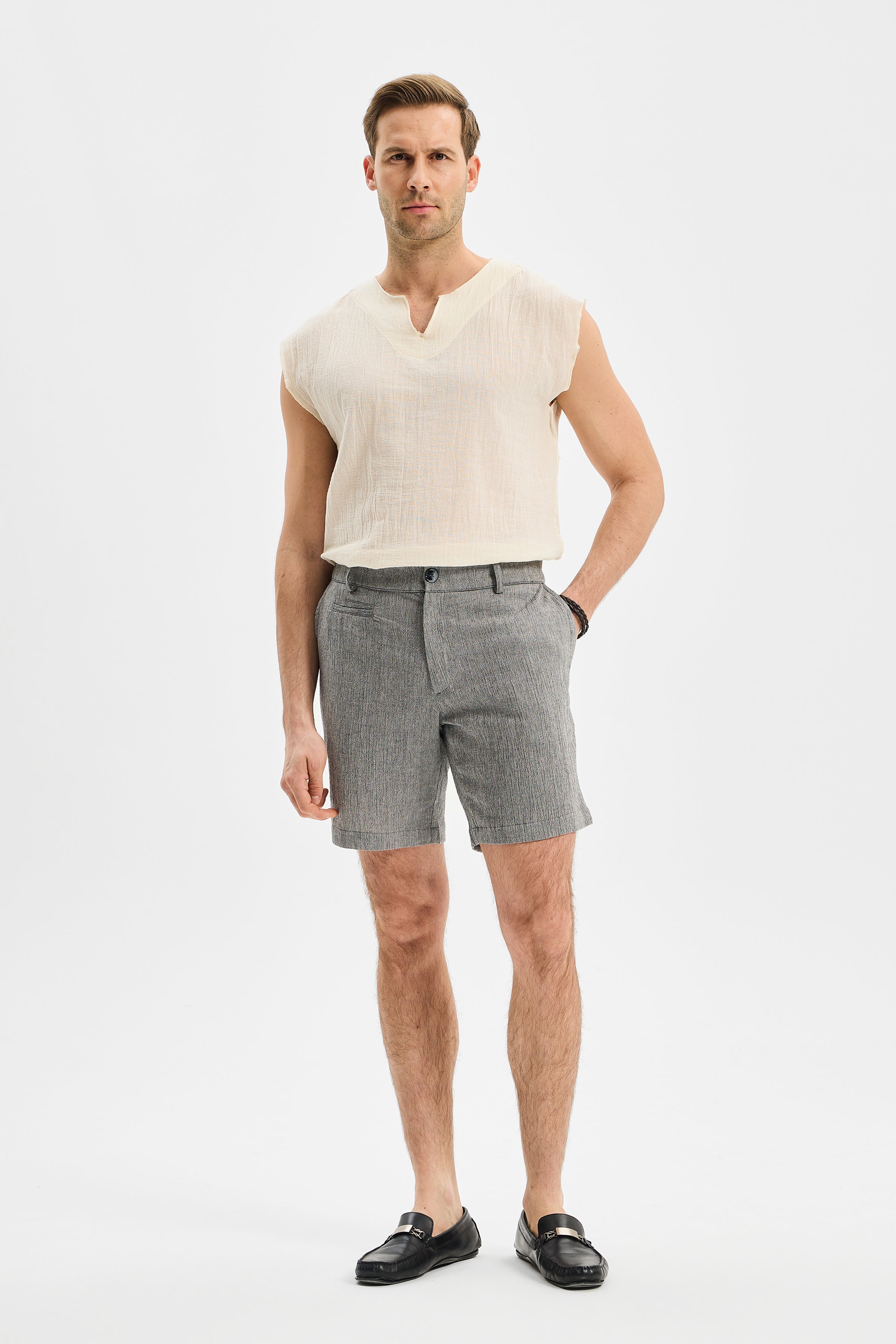 Drift Erkek Şort Antrasit Siyah