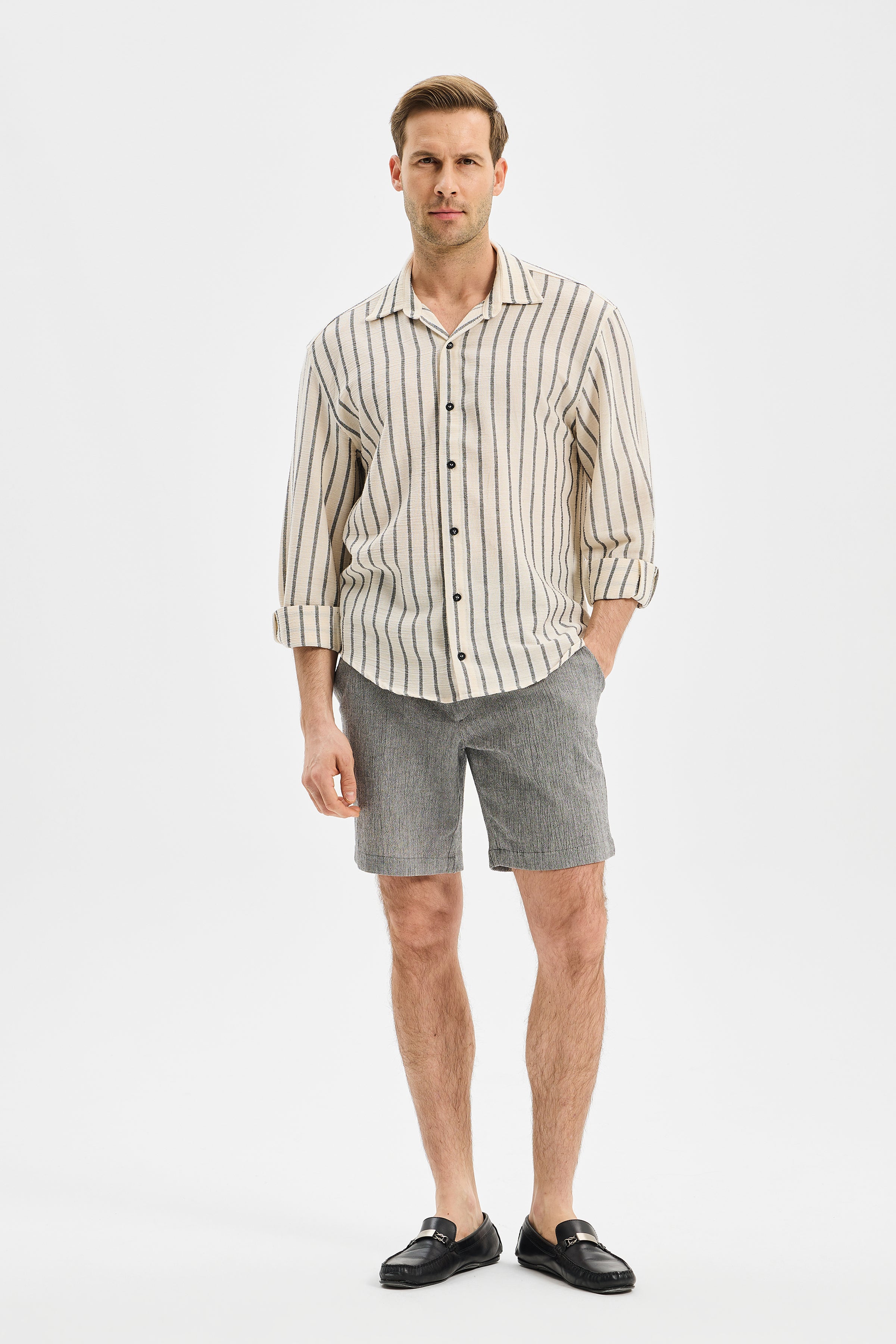 Drift Erkek Şort Antrasit Siyah