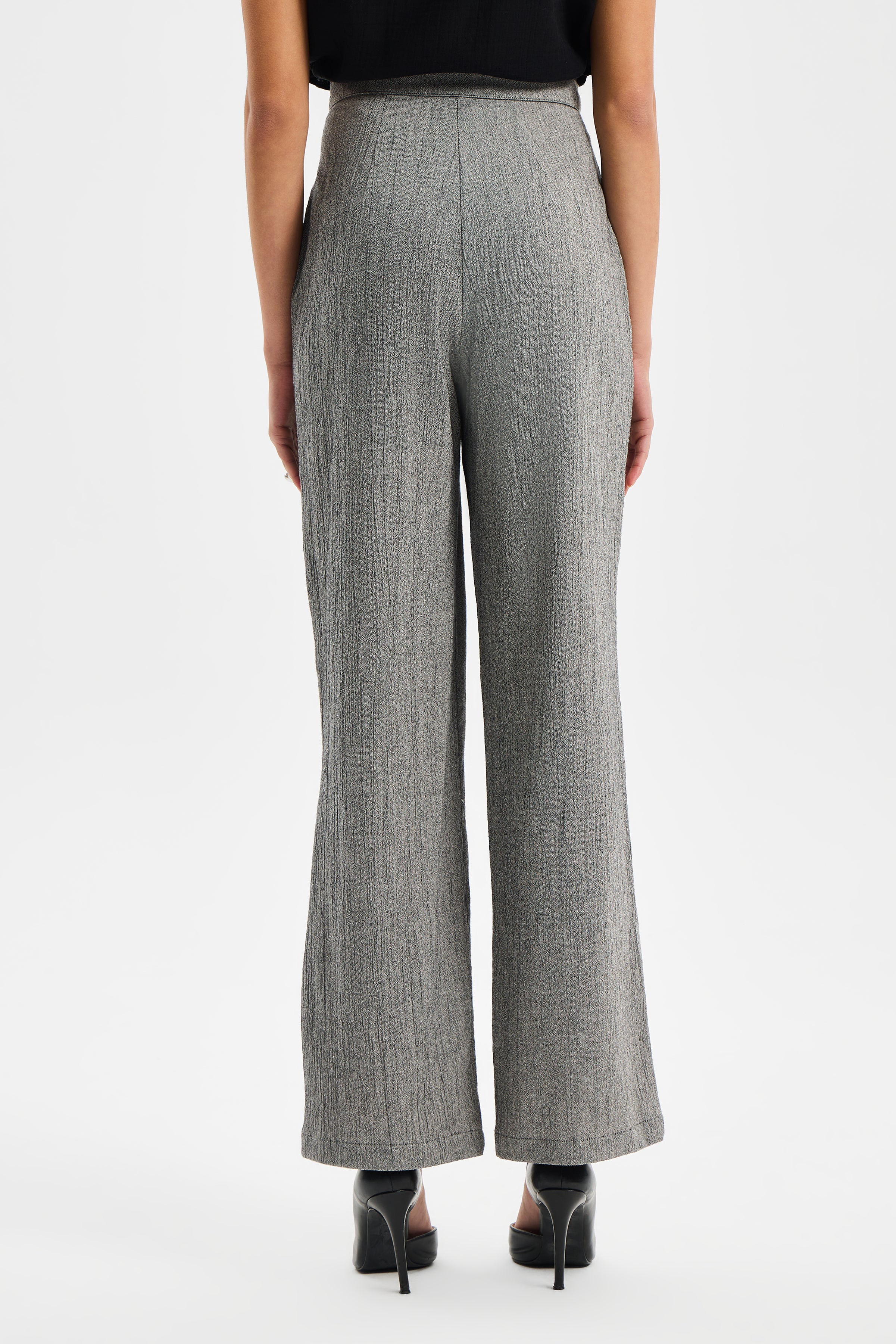 Balance Women’s Straight-Cut Trousers Anthracite Black