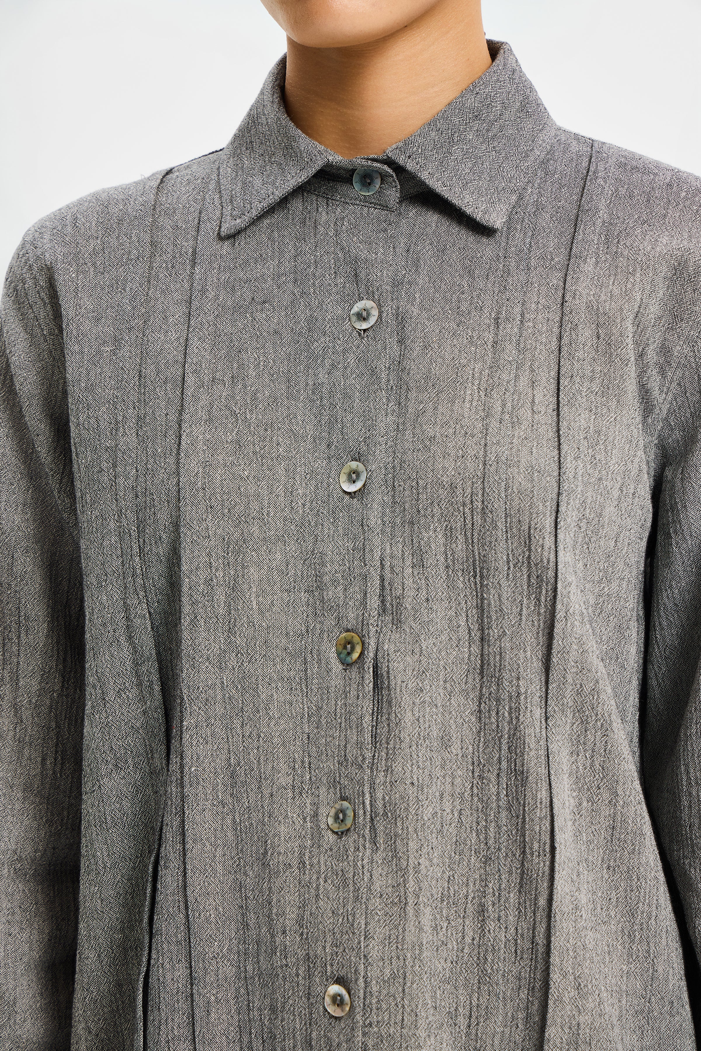 Spine Women’s Sport Stitching Shirt Anthracite Black