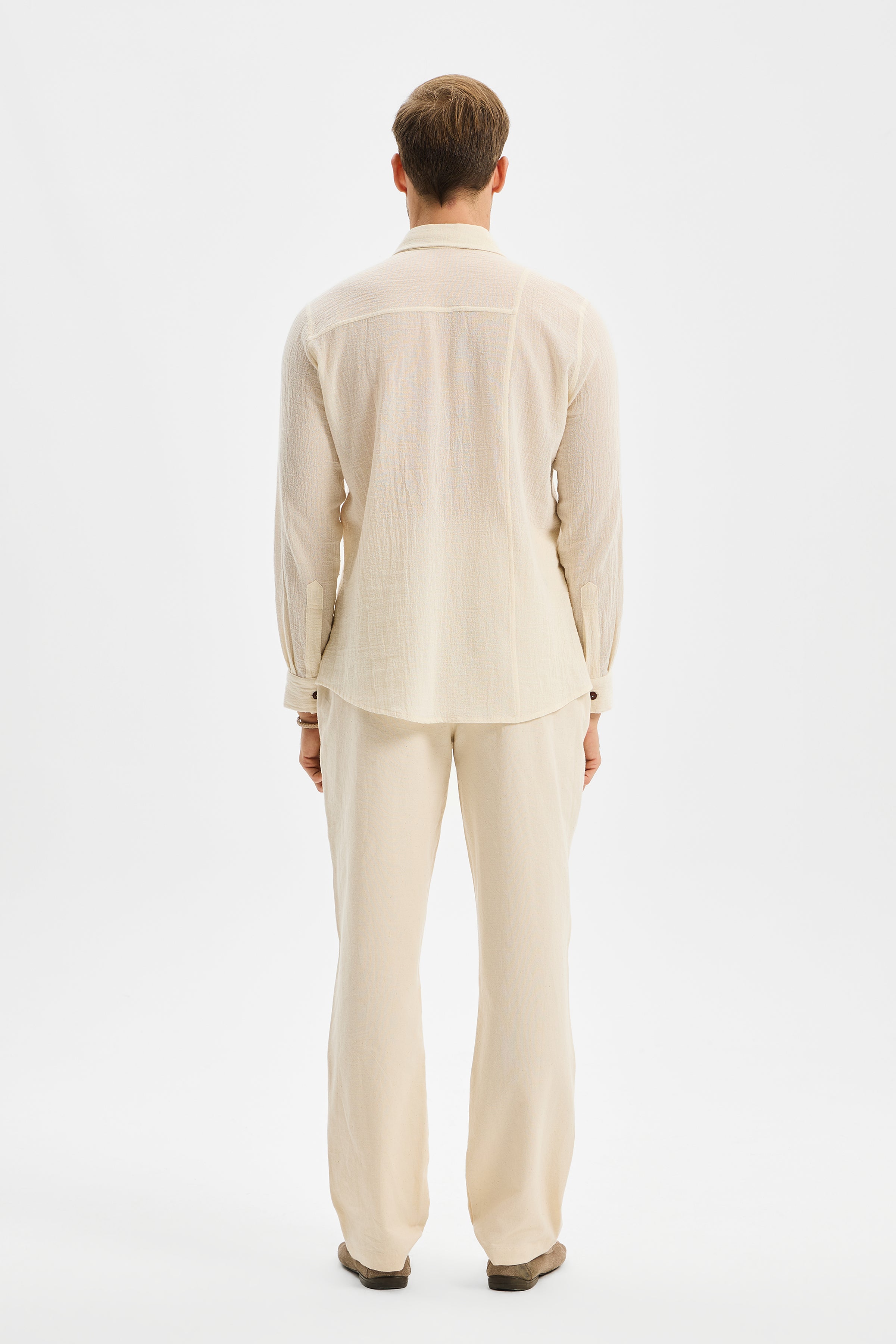 Motif Erkek Nakışlı Gömlek