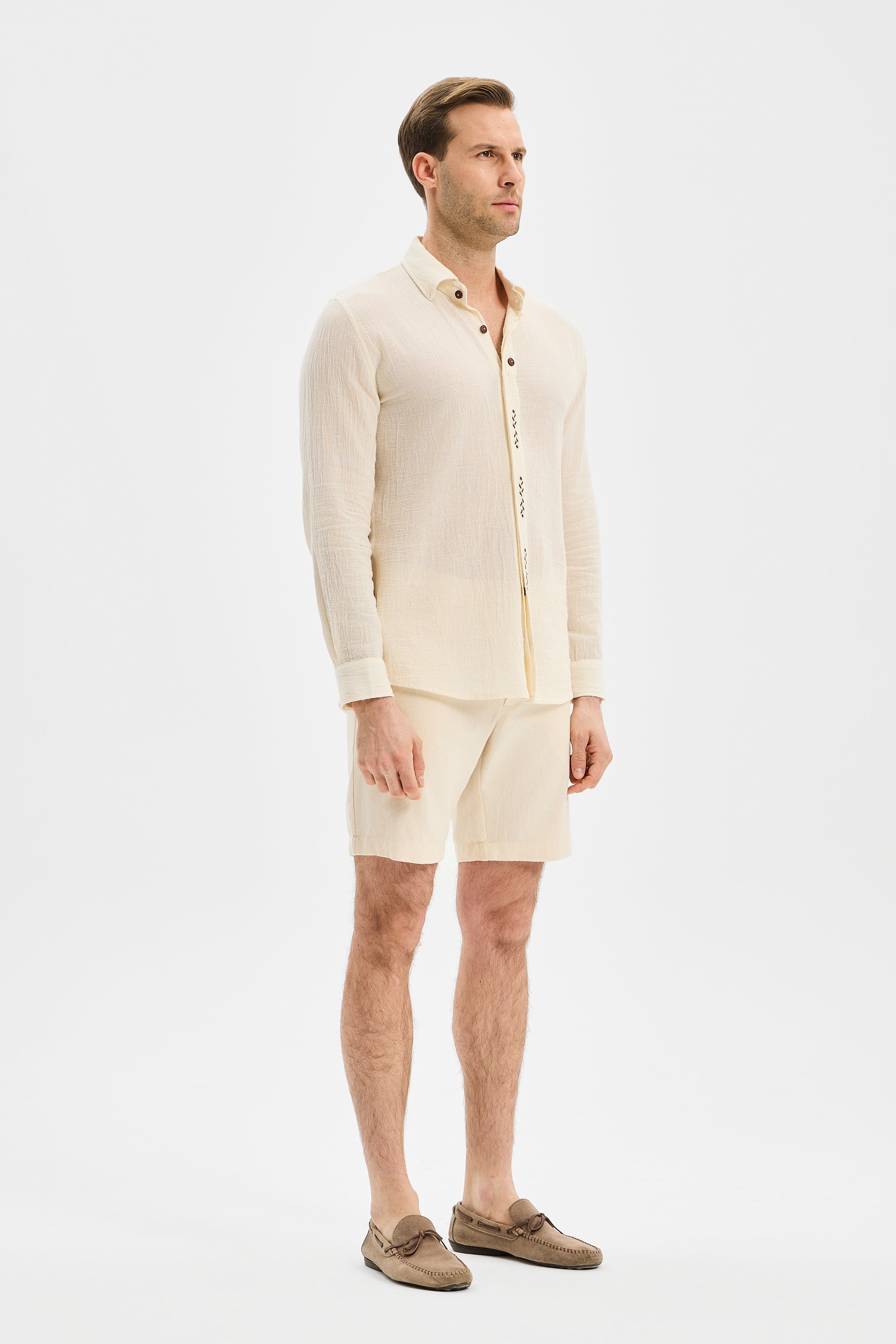 Drift Men's Short Ecru