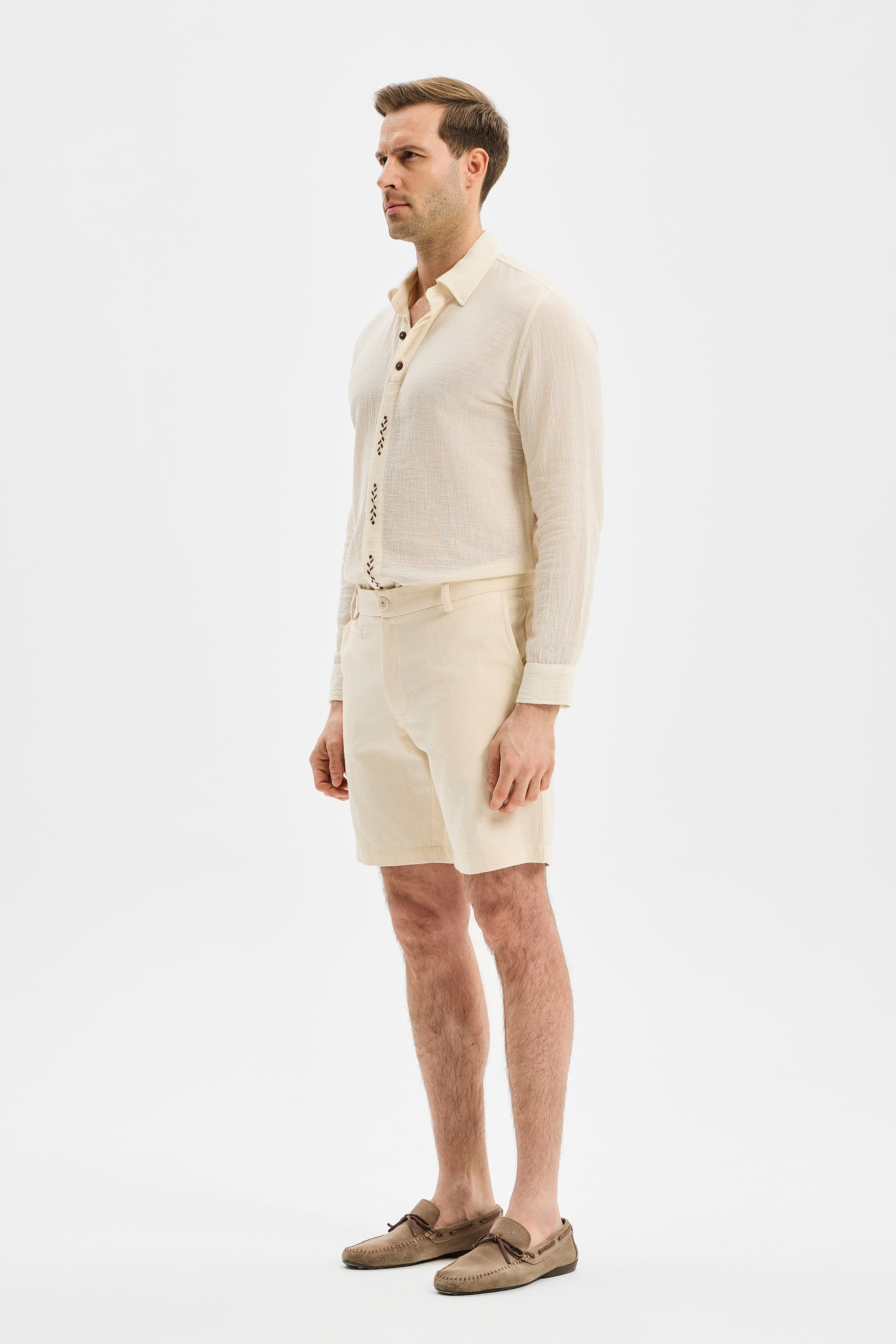 Drift Men's Short Ecru