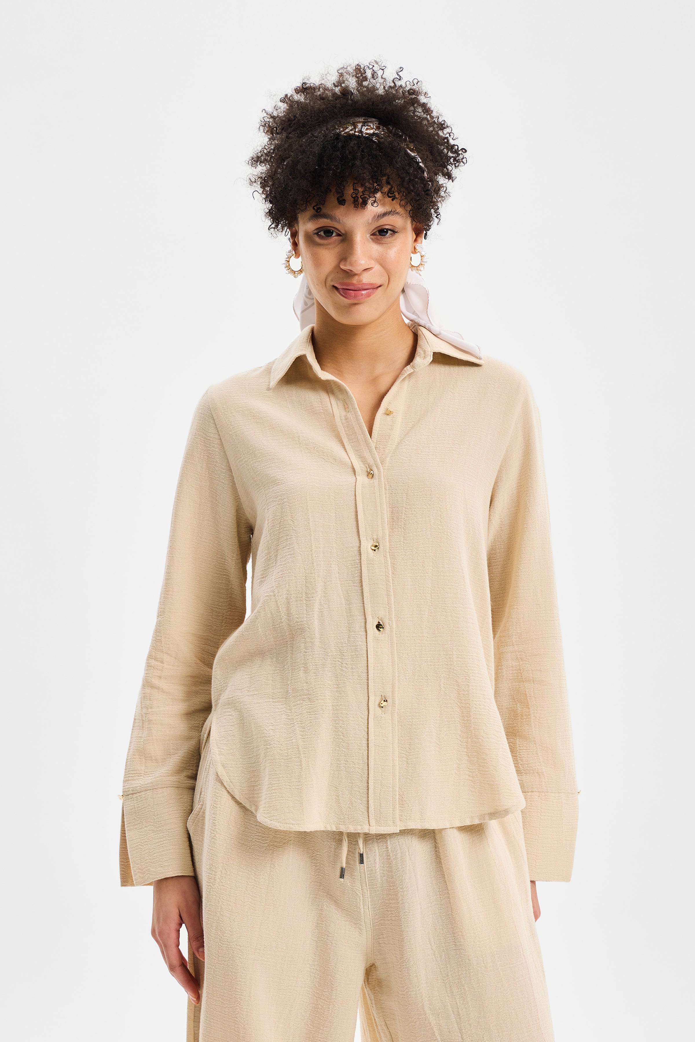 Flowline Kadın Arkası Modelli Gömlek