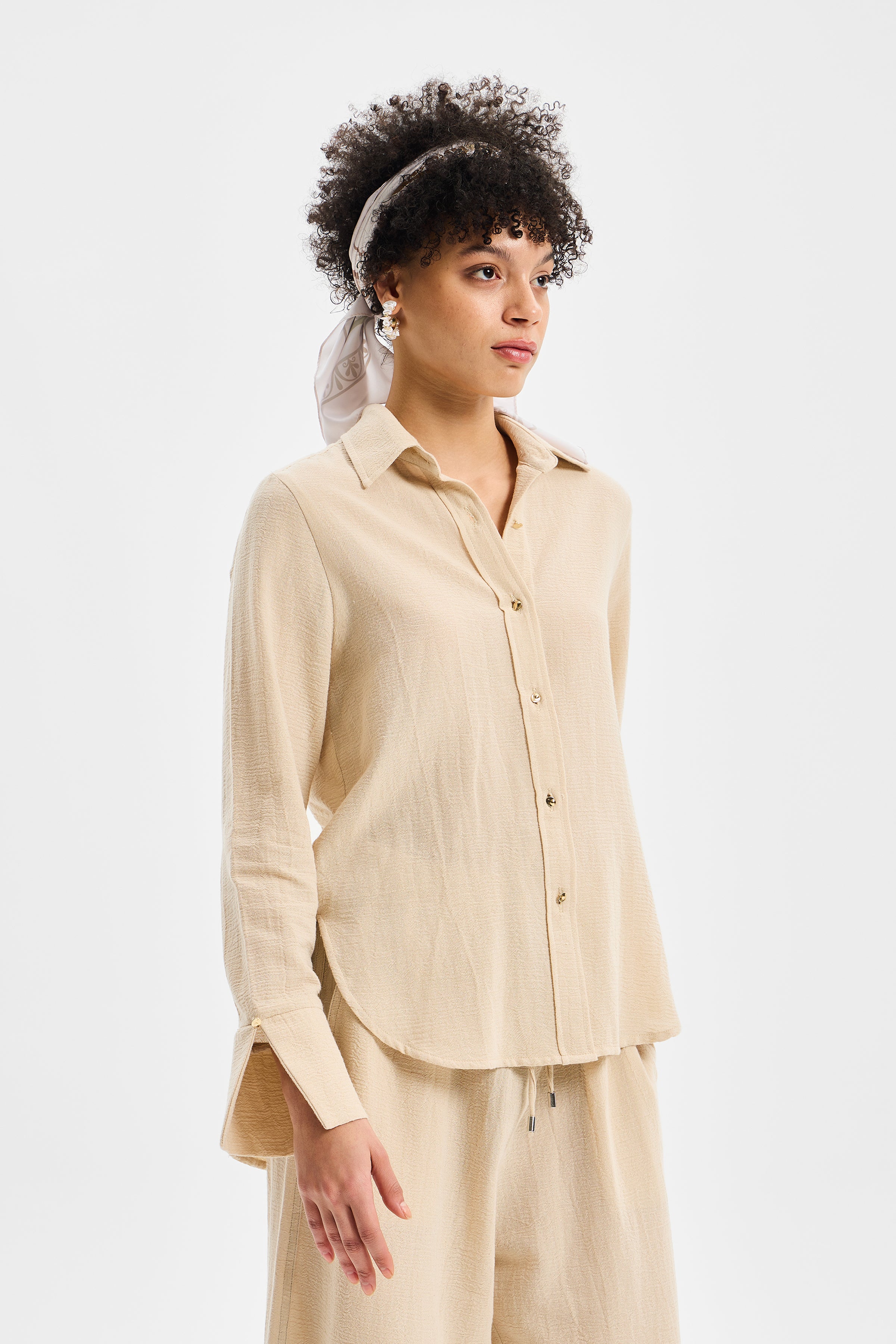 Flowline Kadın Arkası Modelli Gömlek