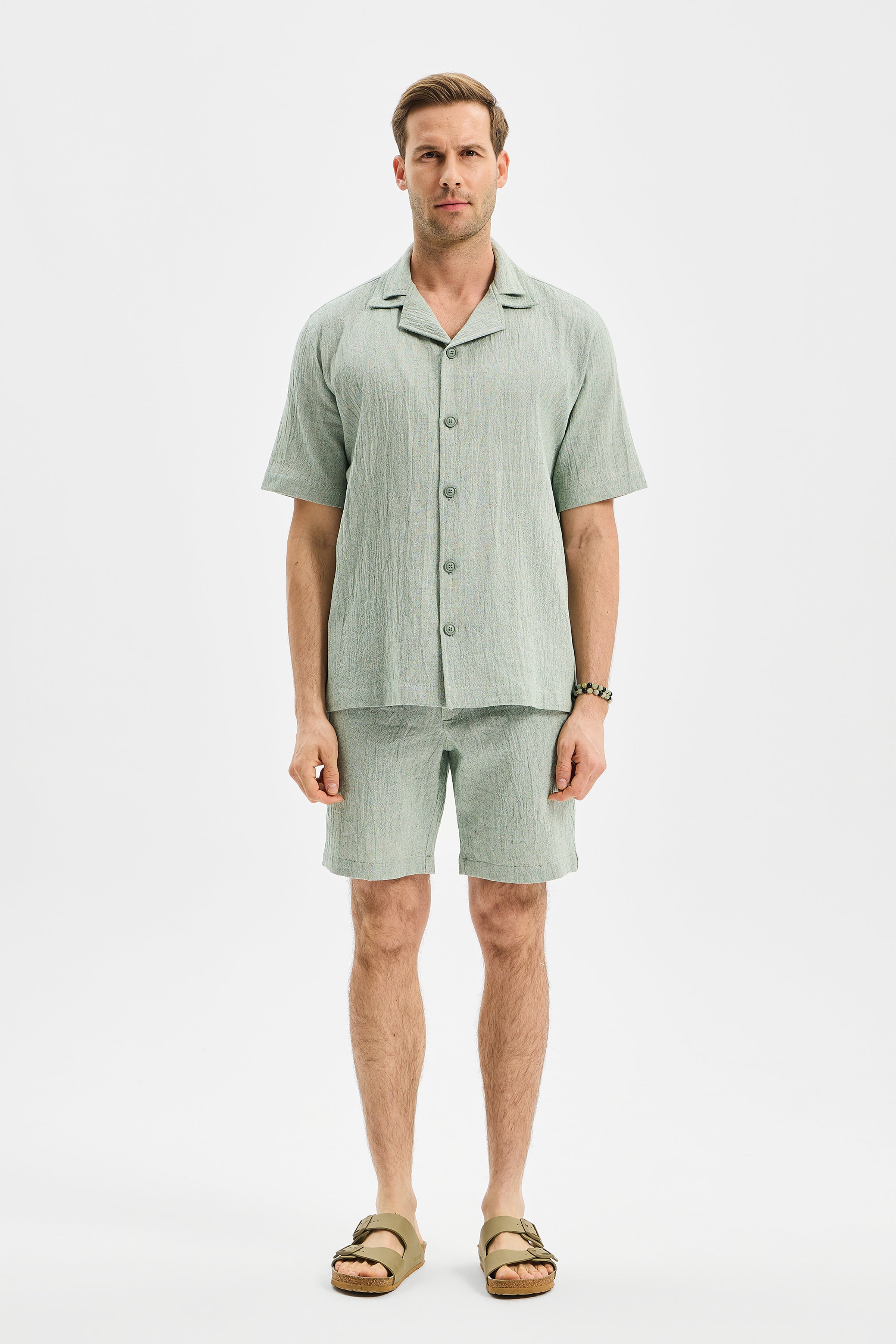 Layer Erkek Çift Kat Apaj Yaka Gömlek