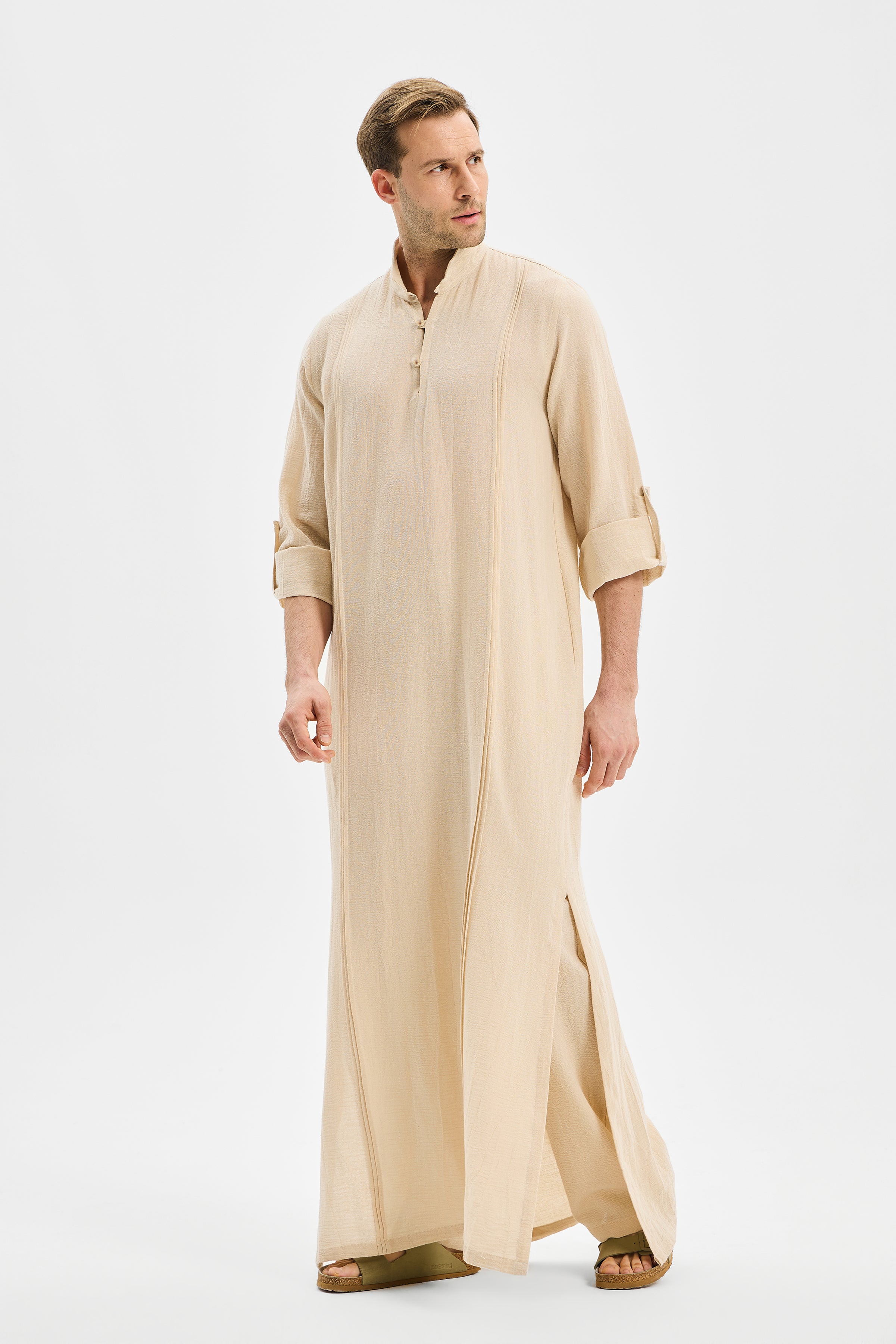 Current Bol Paça Pantolon Taş Rengi