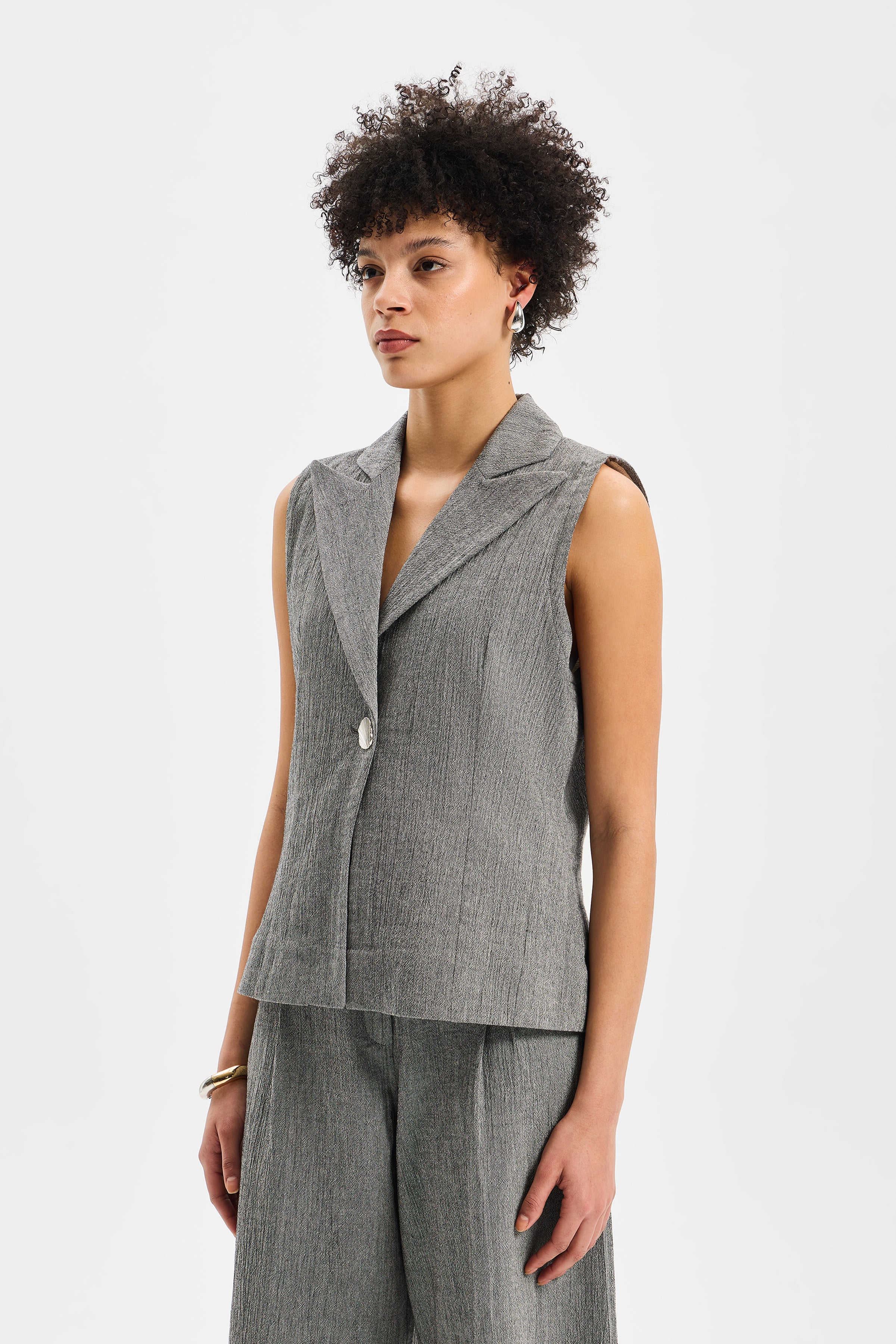 Vera Women’s Vest Anthracite Black